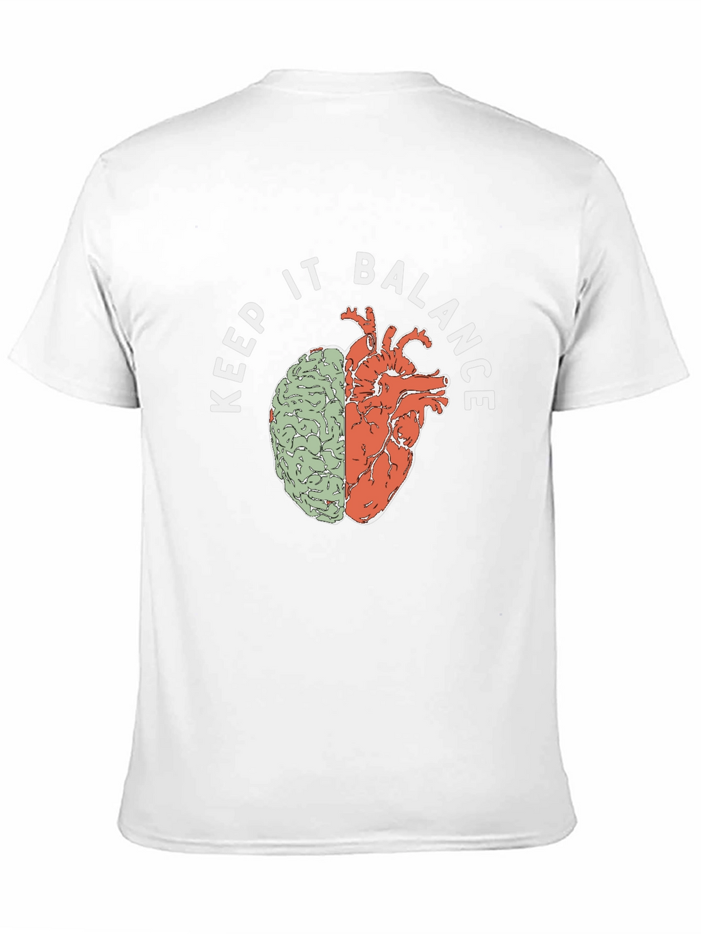 Keep It Balance Brain Heart T-Shirt