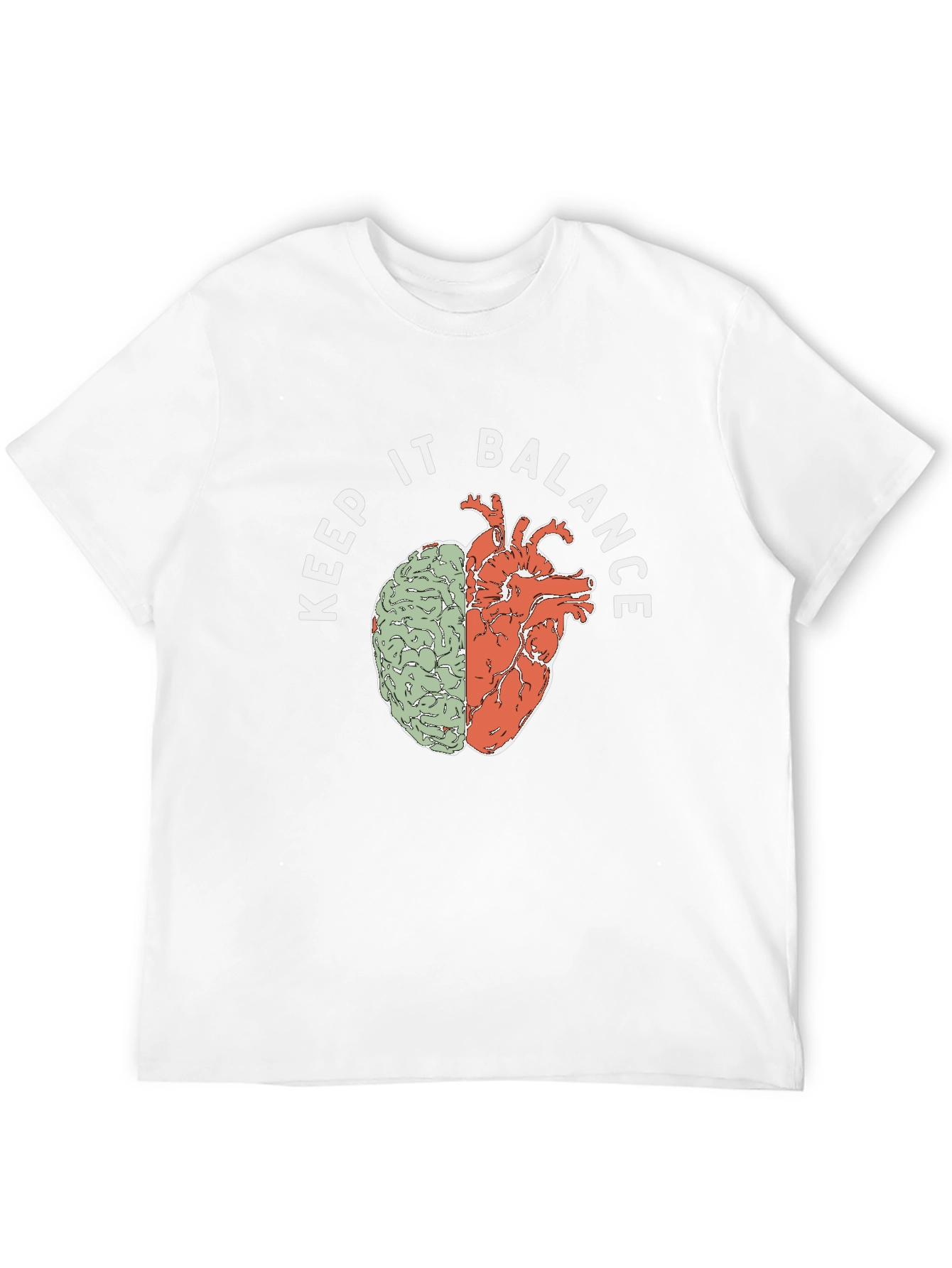 Keep It Balance Brain Heart T-Shirt