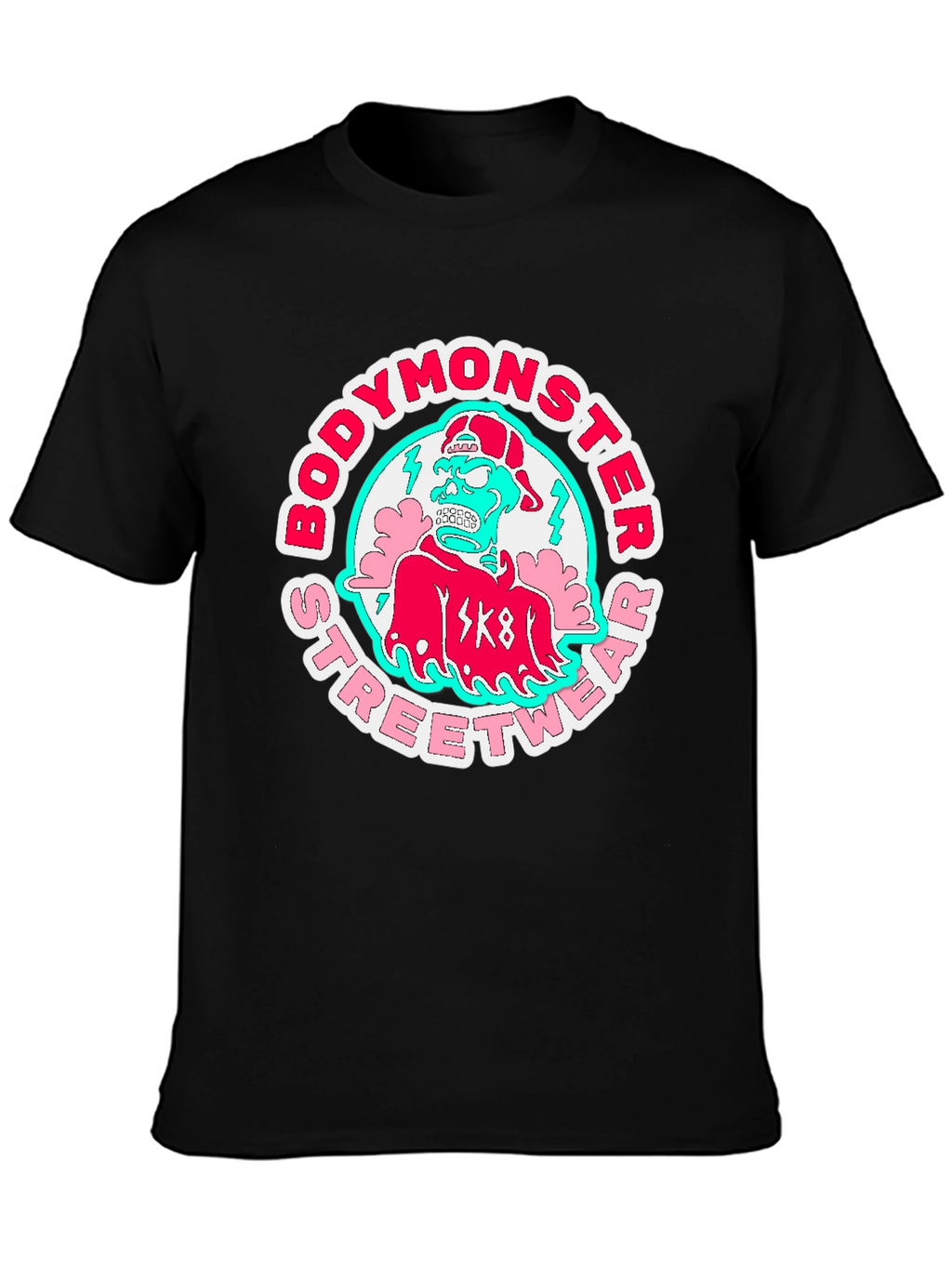 Bodymonster Streetwear T-Shirt - Skate Monster Tee