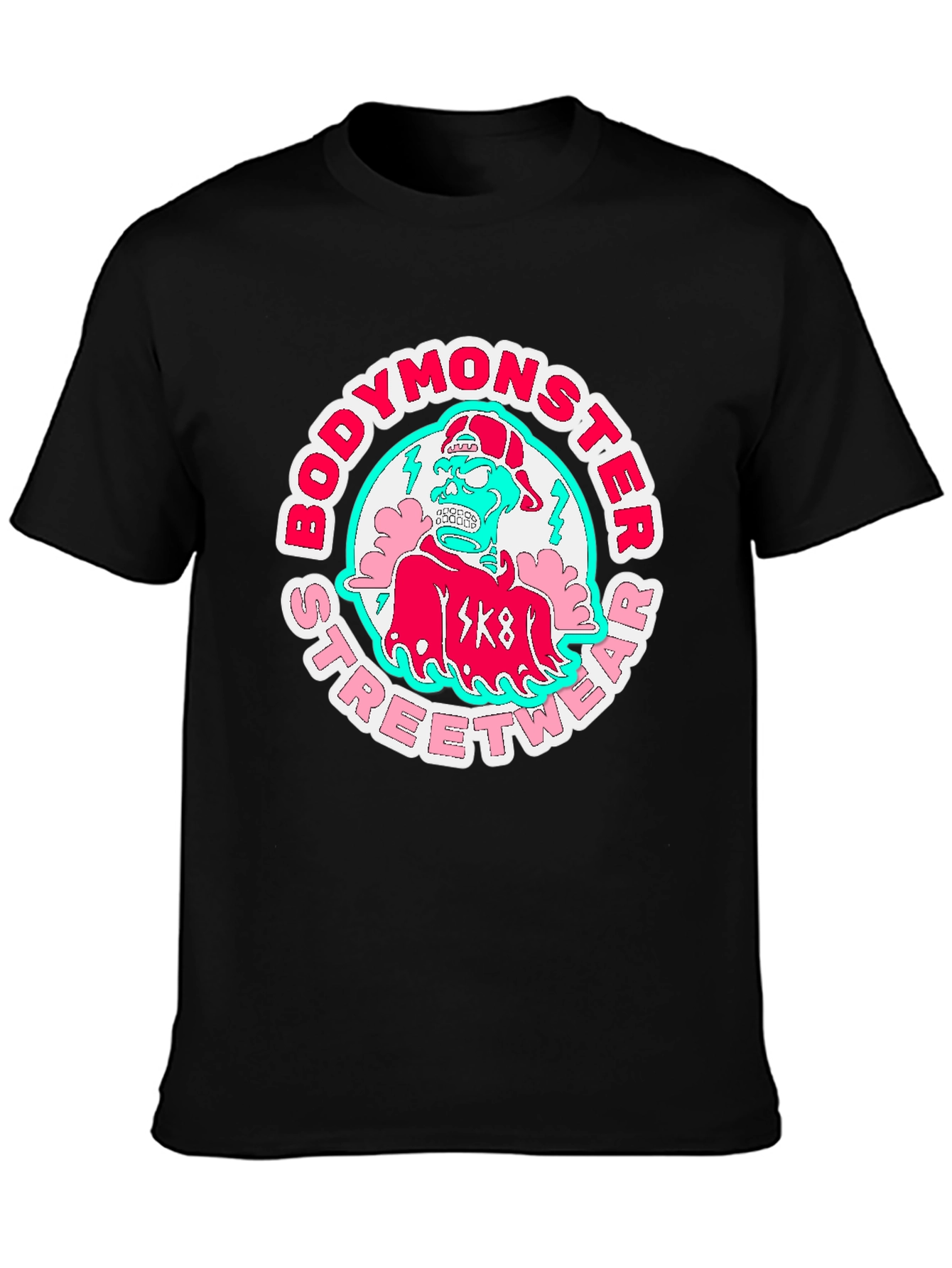 Bodymonster Streetwear T-Shirt - Skate Monster Tee