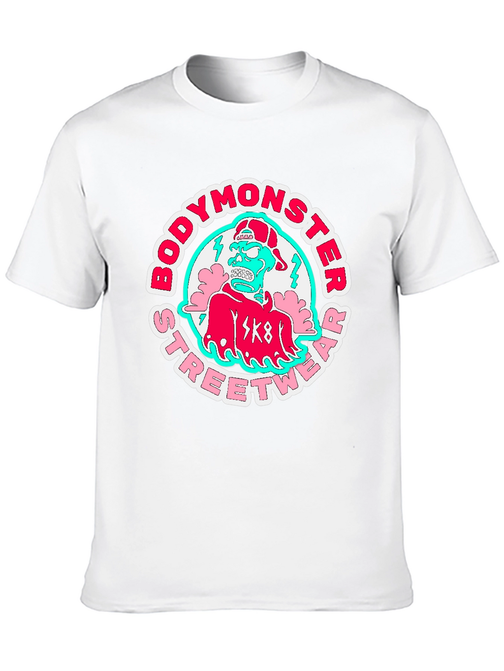 Bodymonster Streetwear T-Shirt - Skate Monster Tee