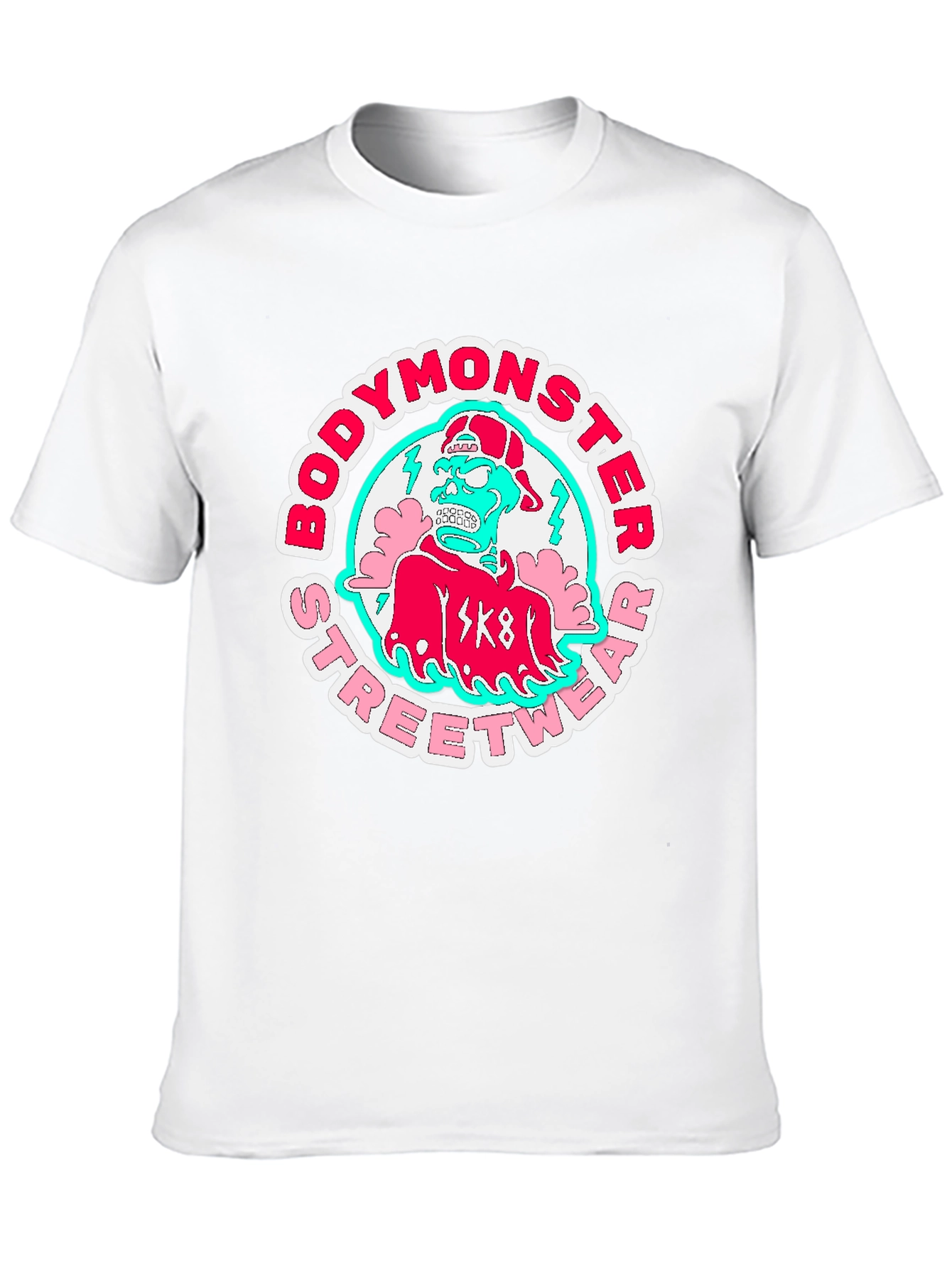 Bodymonster Streetwear T-Shirt - Skate Monster Tee