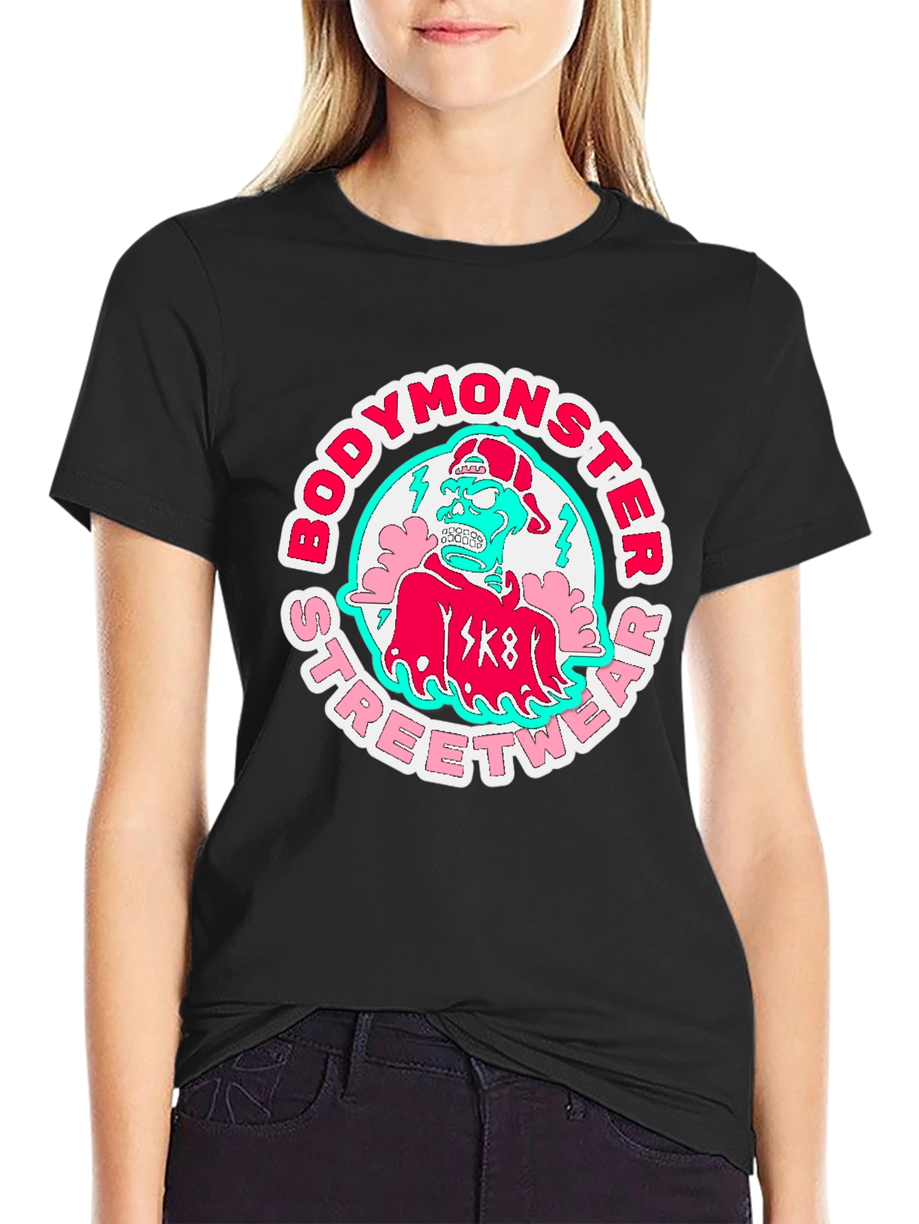 Bodymonster Streetwear T-Shirt - Skate Monster Tee