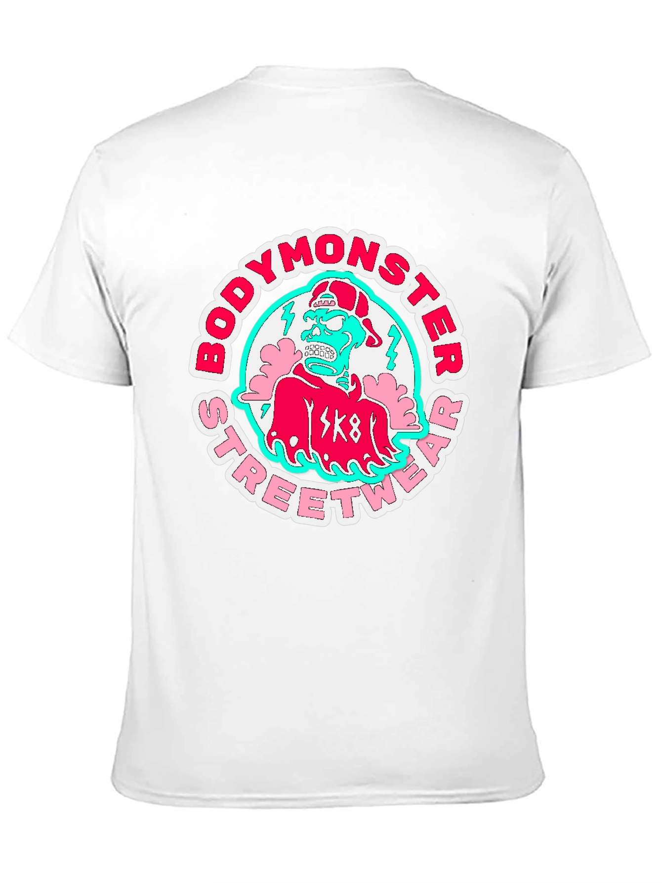 Bodymonster Streetwear T-Shirt - Skate Monster Tee