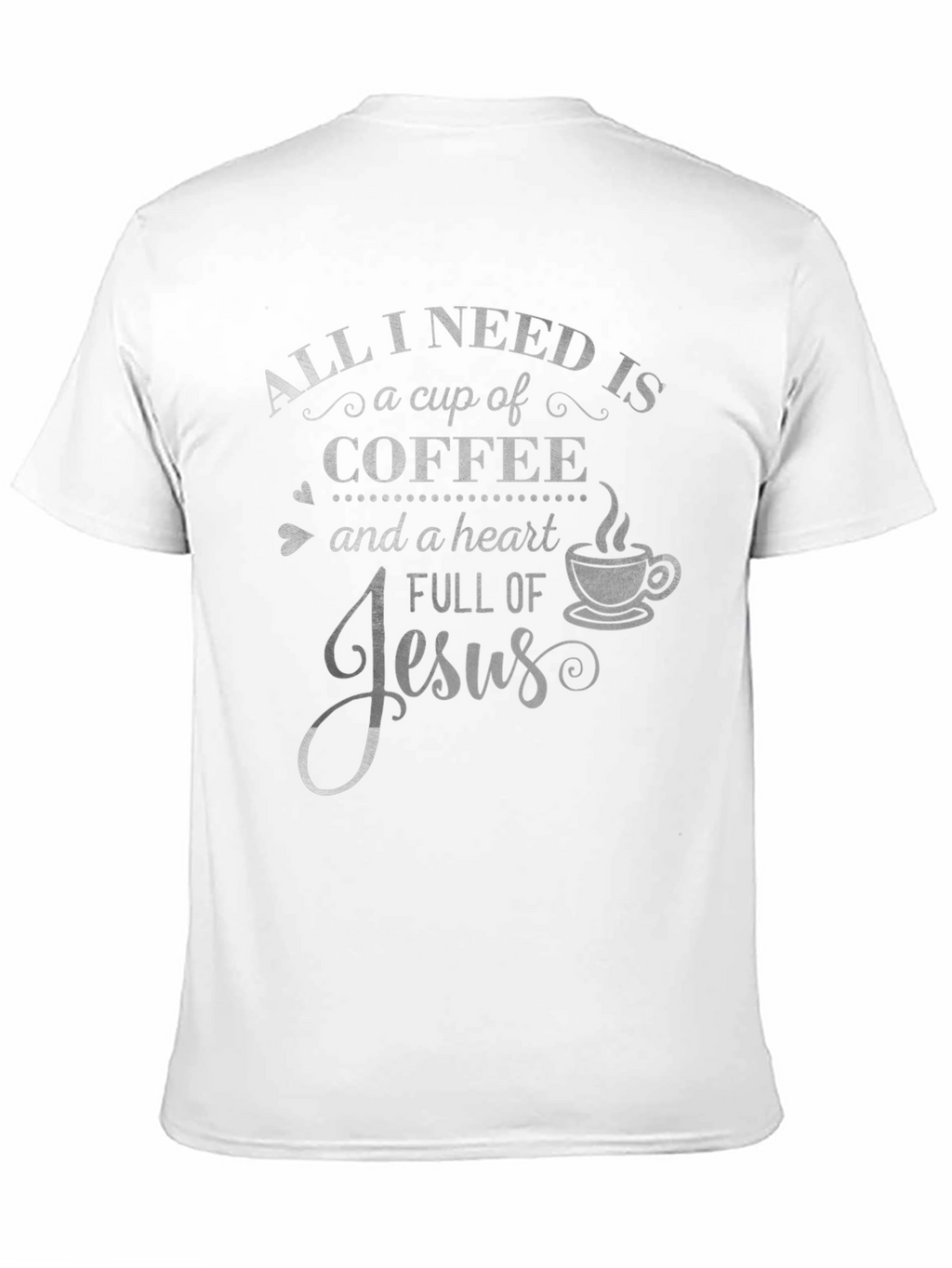 Coffee and Jesus Graphic T-Shirt - Faith Based Tee