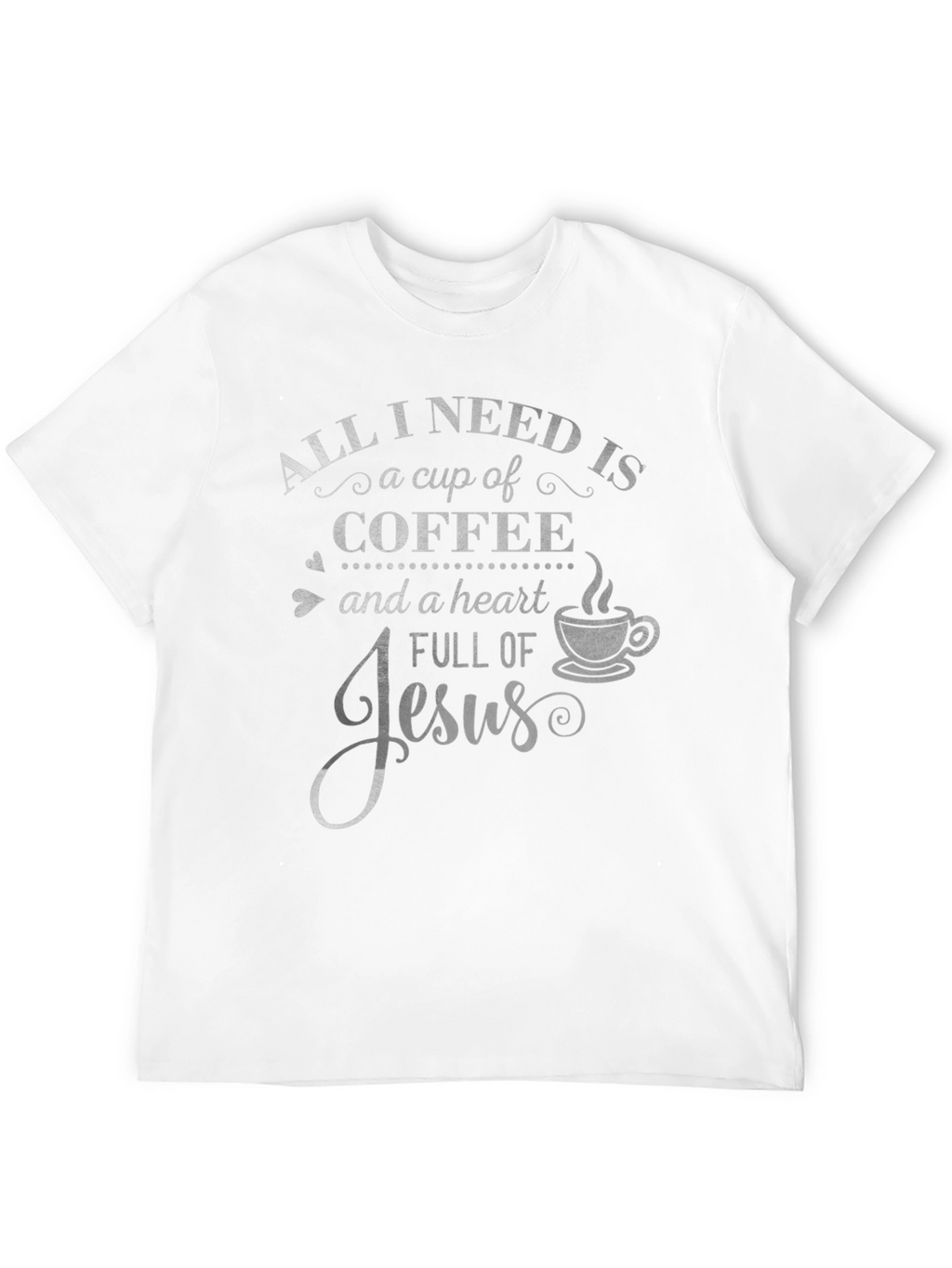 Coffee and Jesus Graphic T-Shirt - Faith Based Tee