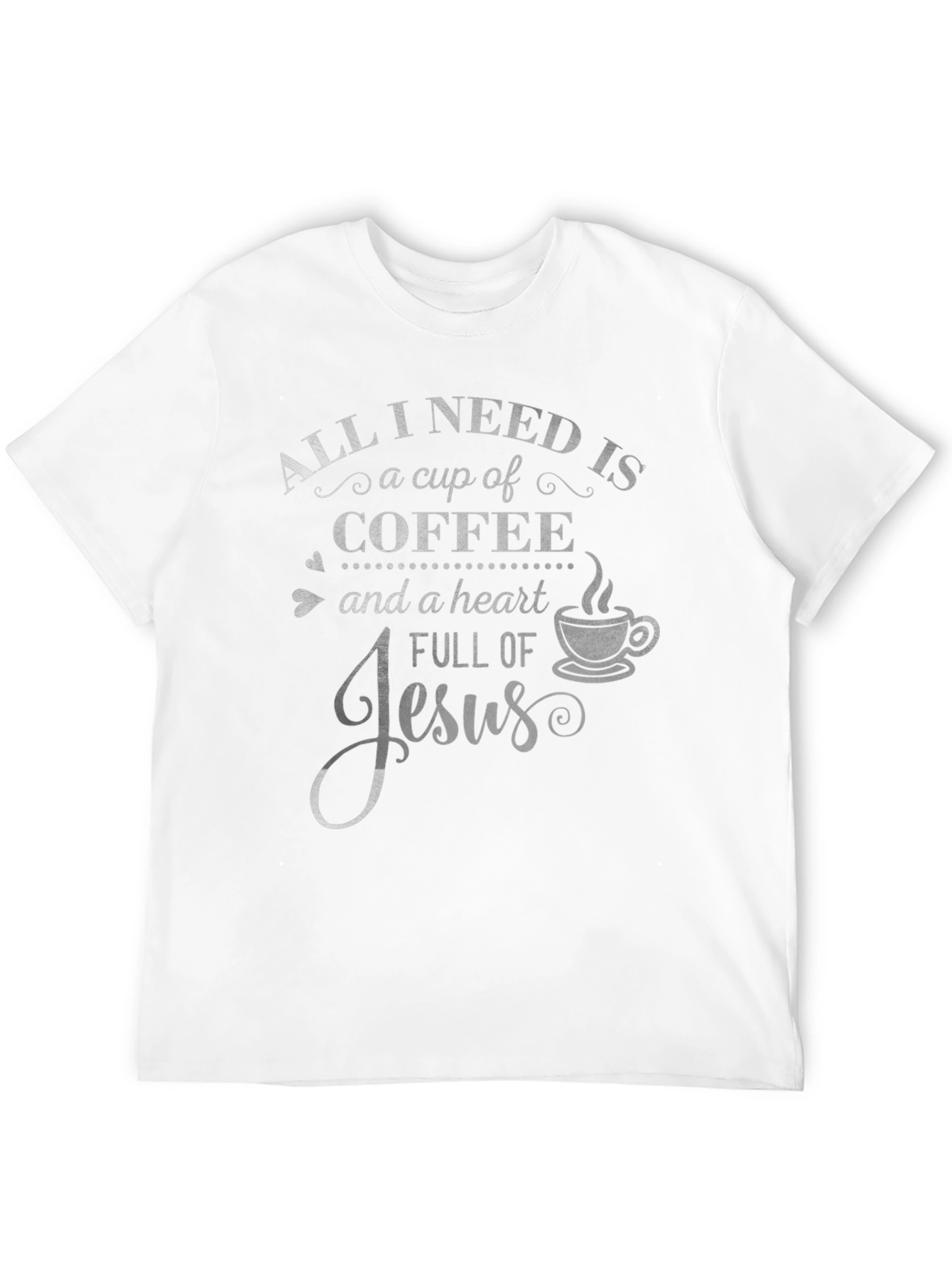 Coffee and Jesus Graphic T-Shirt - Faith Based Tee