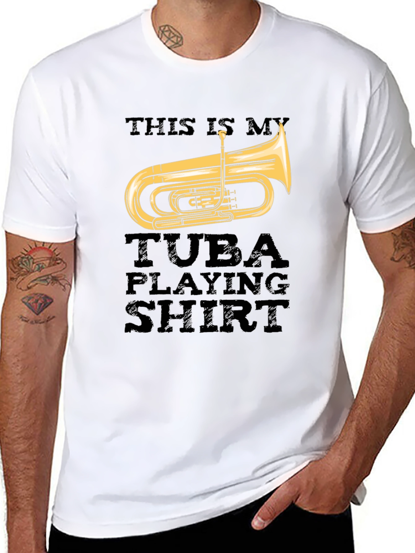 Tuba Player T-Shirt - Music Lover Tee
