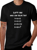 Solve This Math Puzzle Tee - Funny Equation T-Shirt