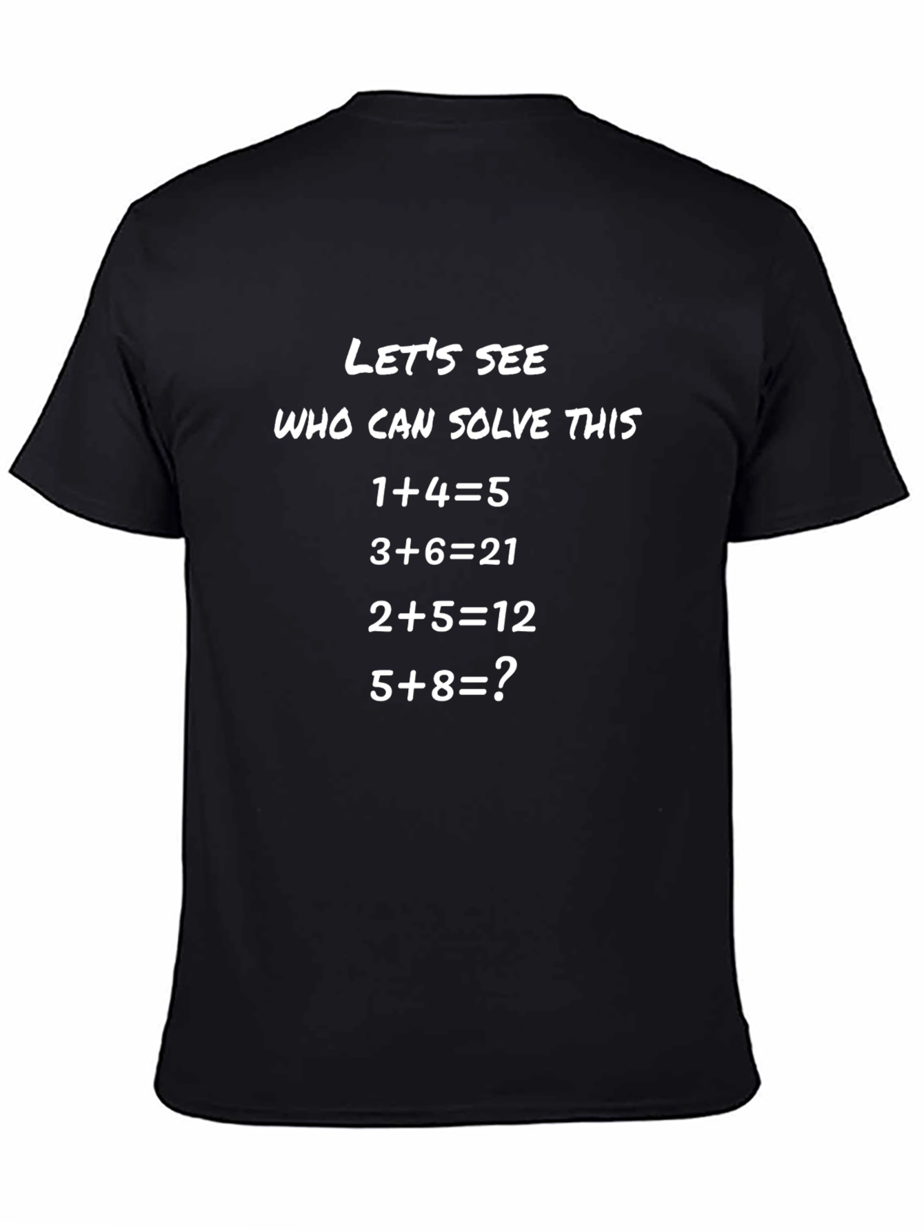 Solve This Math Puzzle Tee - Funny Equation T-Shirt