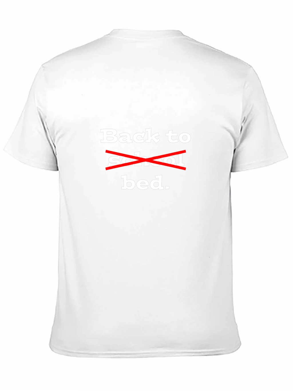 Back to Bed T-Shirt - Funny Slogan Tee