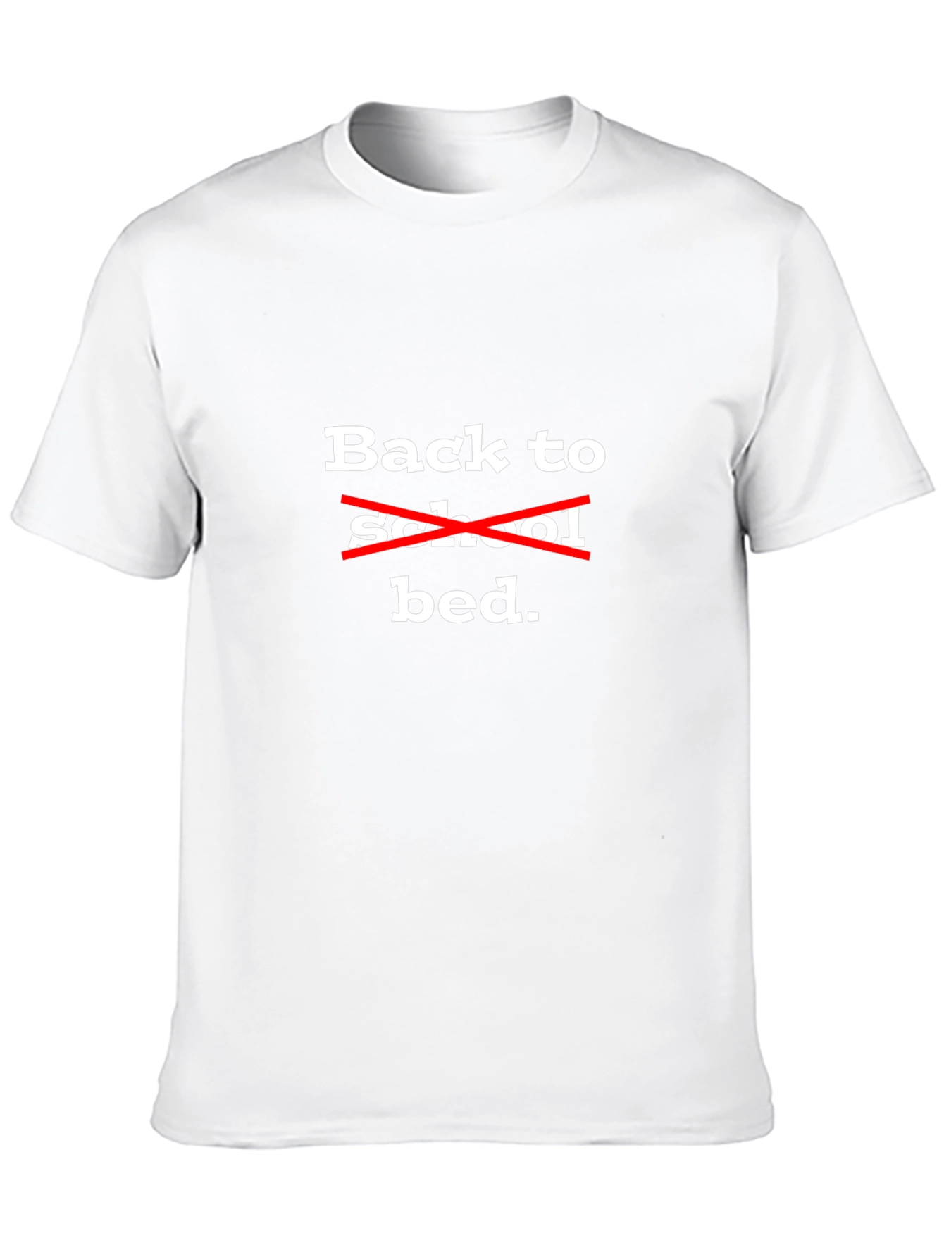 Back to Bed T-Shirt - Funny Slogan Tee