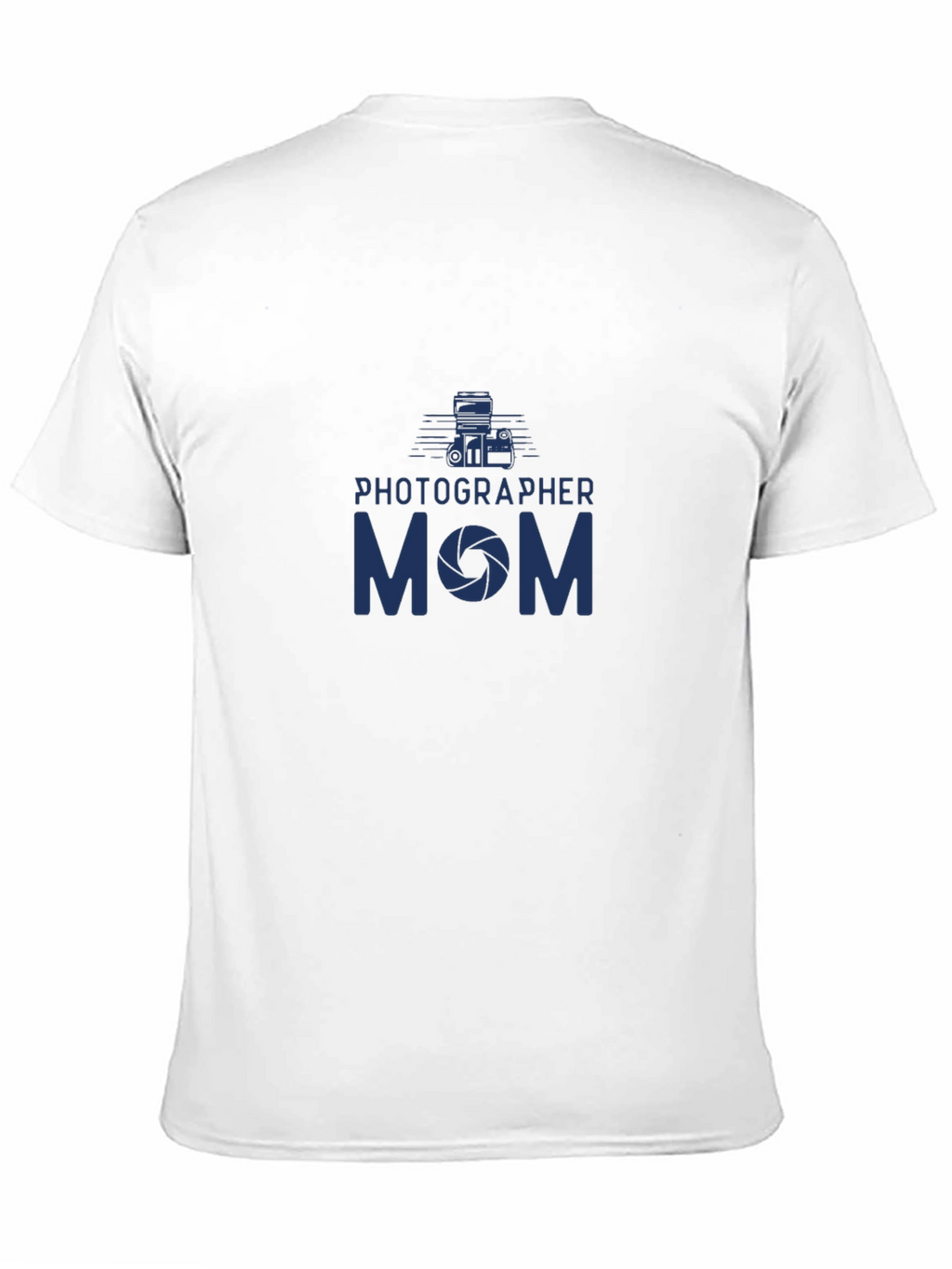 Photographer Mom Graphic T-Shirt - Camera Lens Design