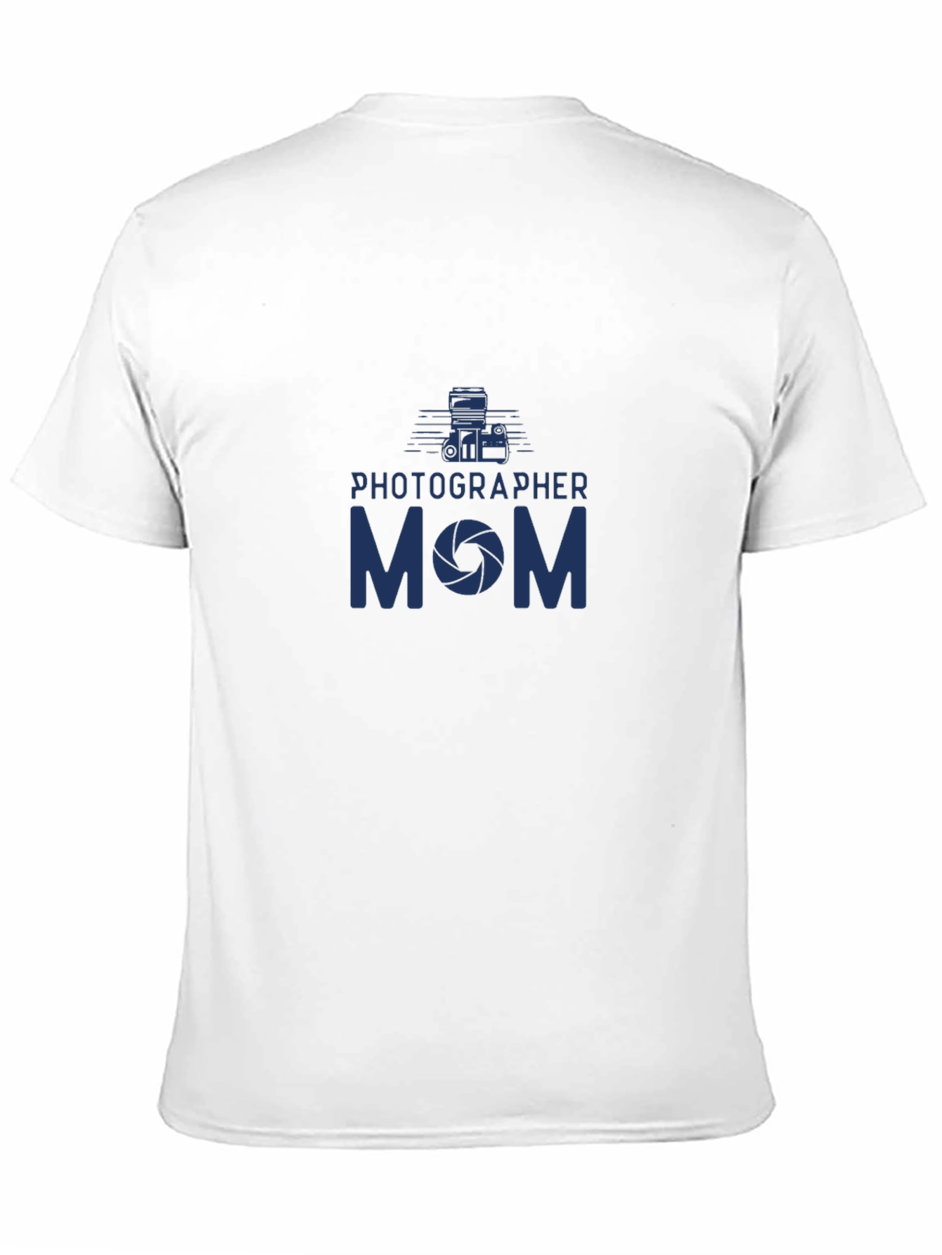 Photographer Mom Graphic T-Shirt - Camera Lens Design