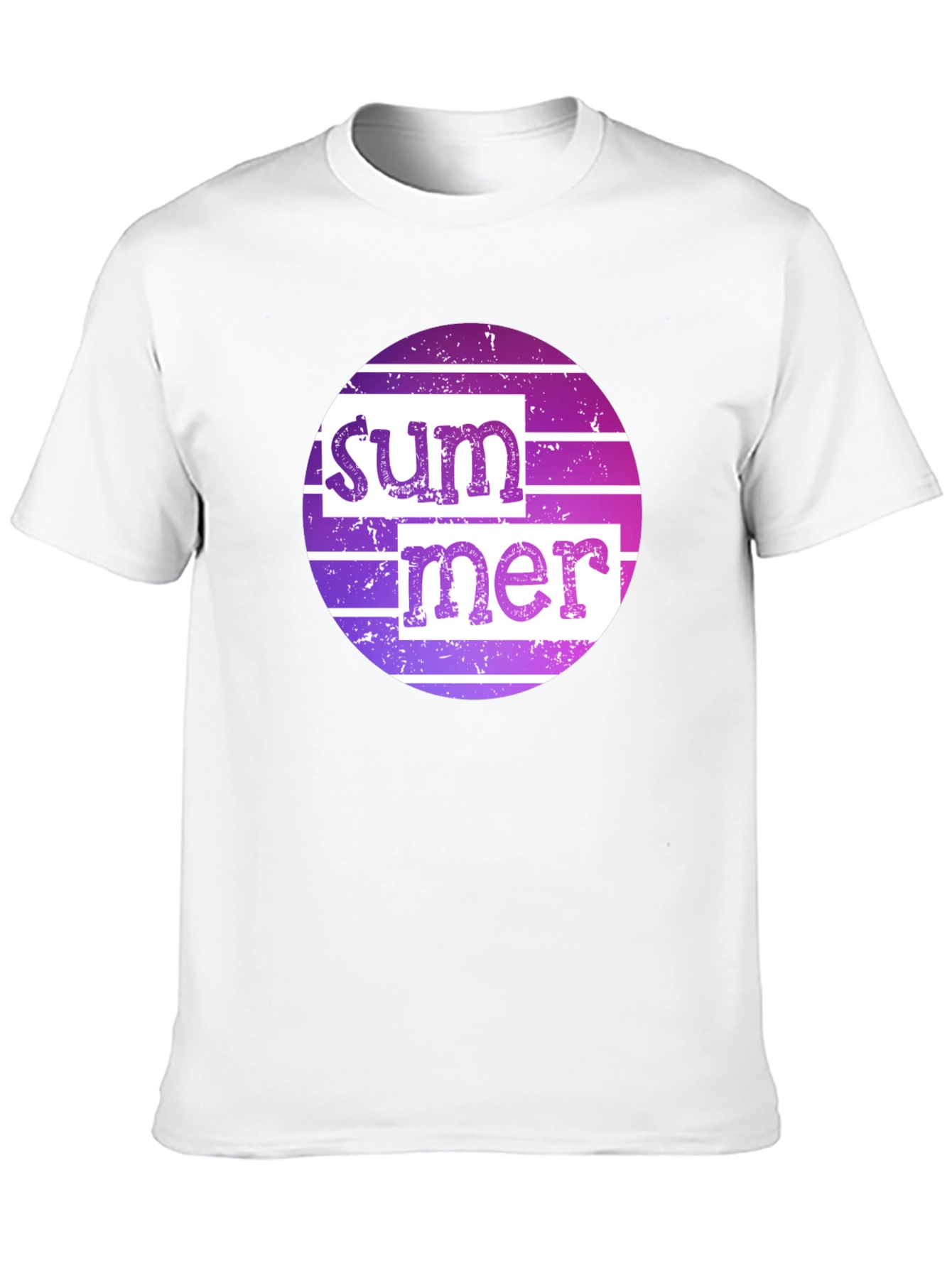 Summer Graphic Tee - Retro Style Black T-Shirt
