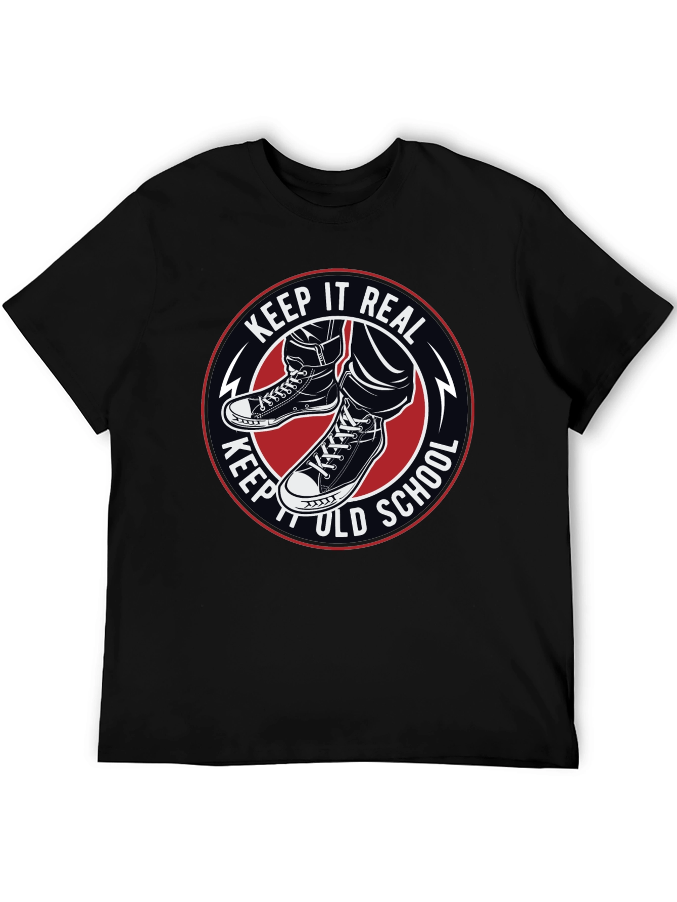 Keep It Real Old School Graphic T-Shirt