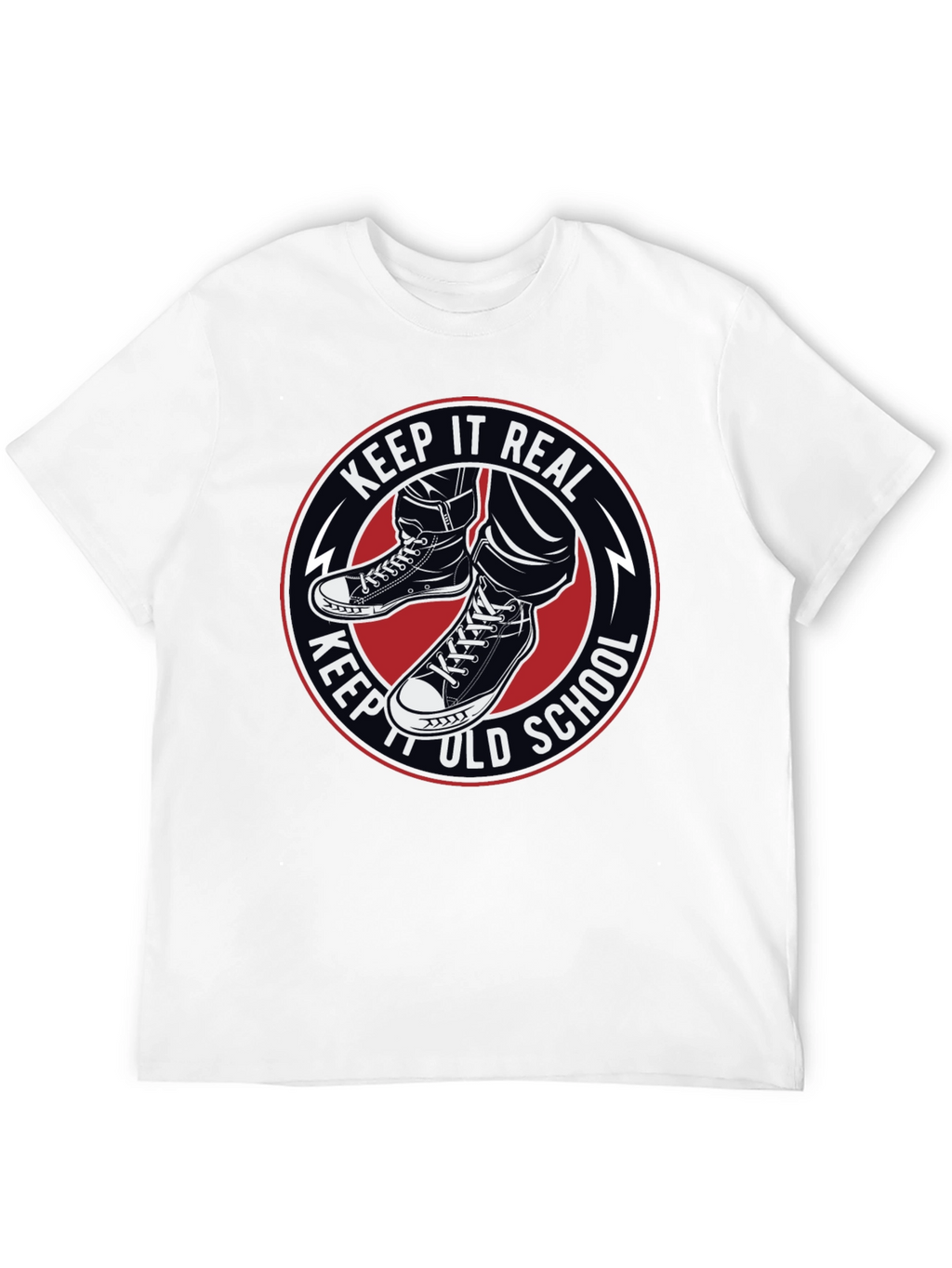 Keep It Real Old School Graphic T-Shirt