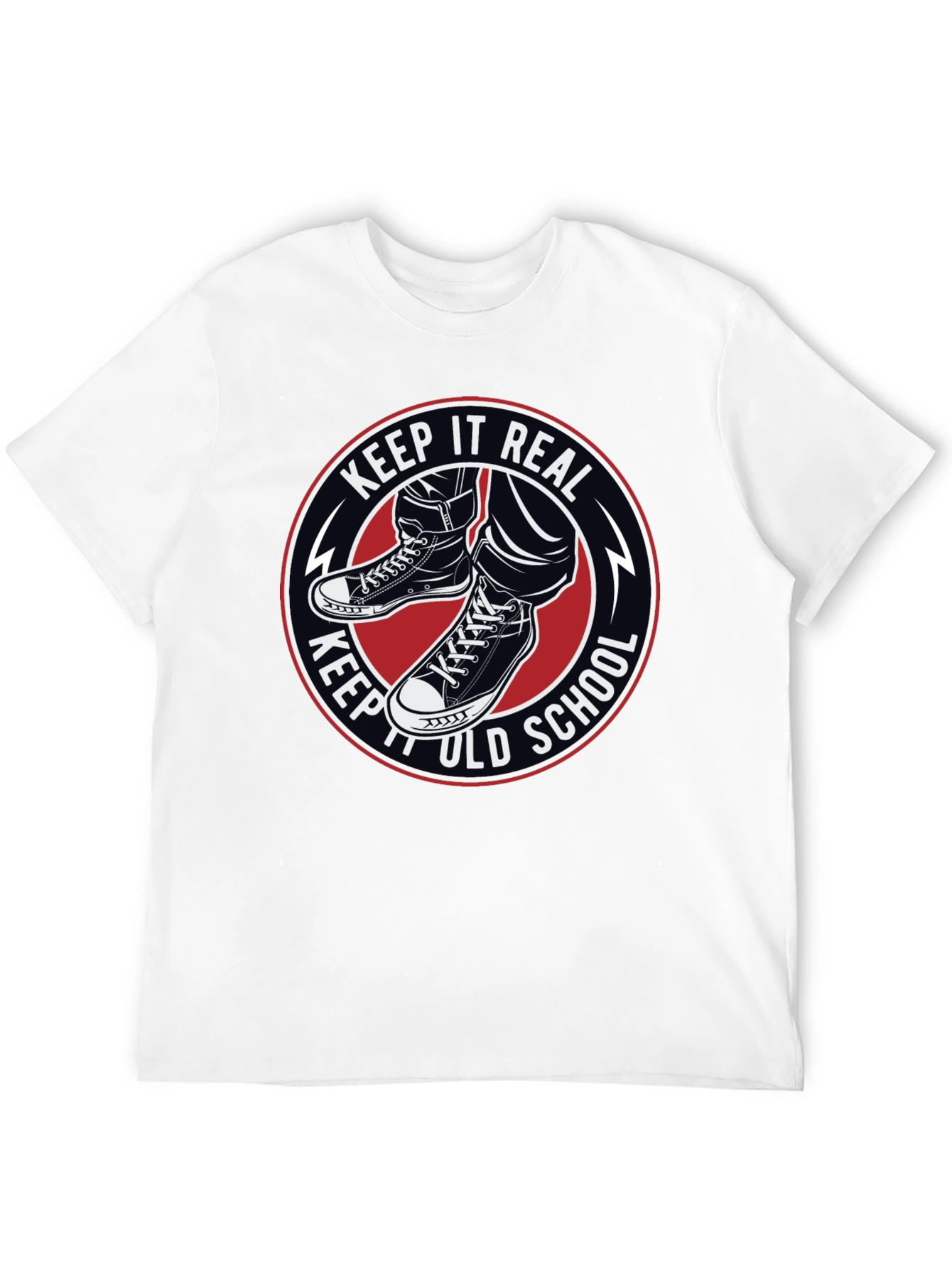 Keep It Real Old School Graphic T-Shirt