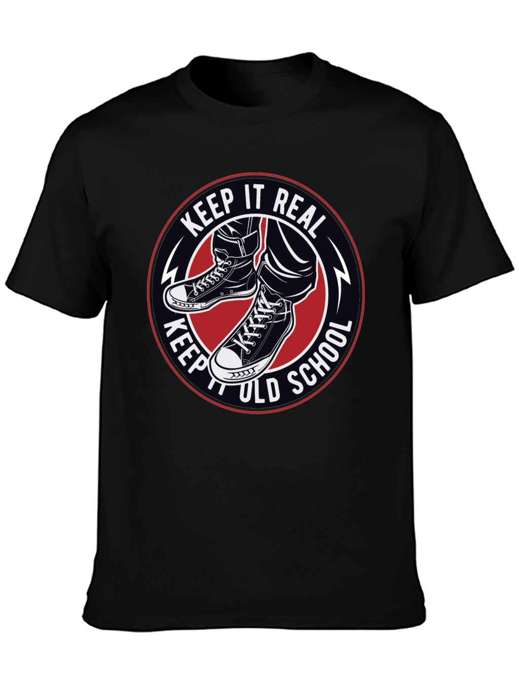 Keep It Real Old School Graphic T-Shirt