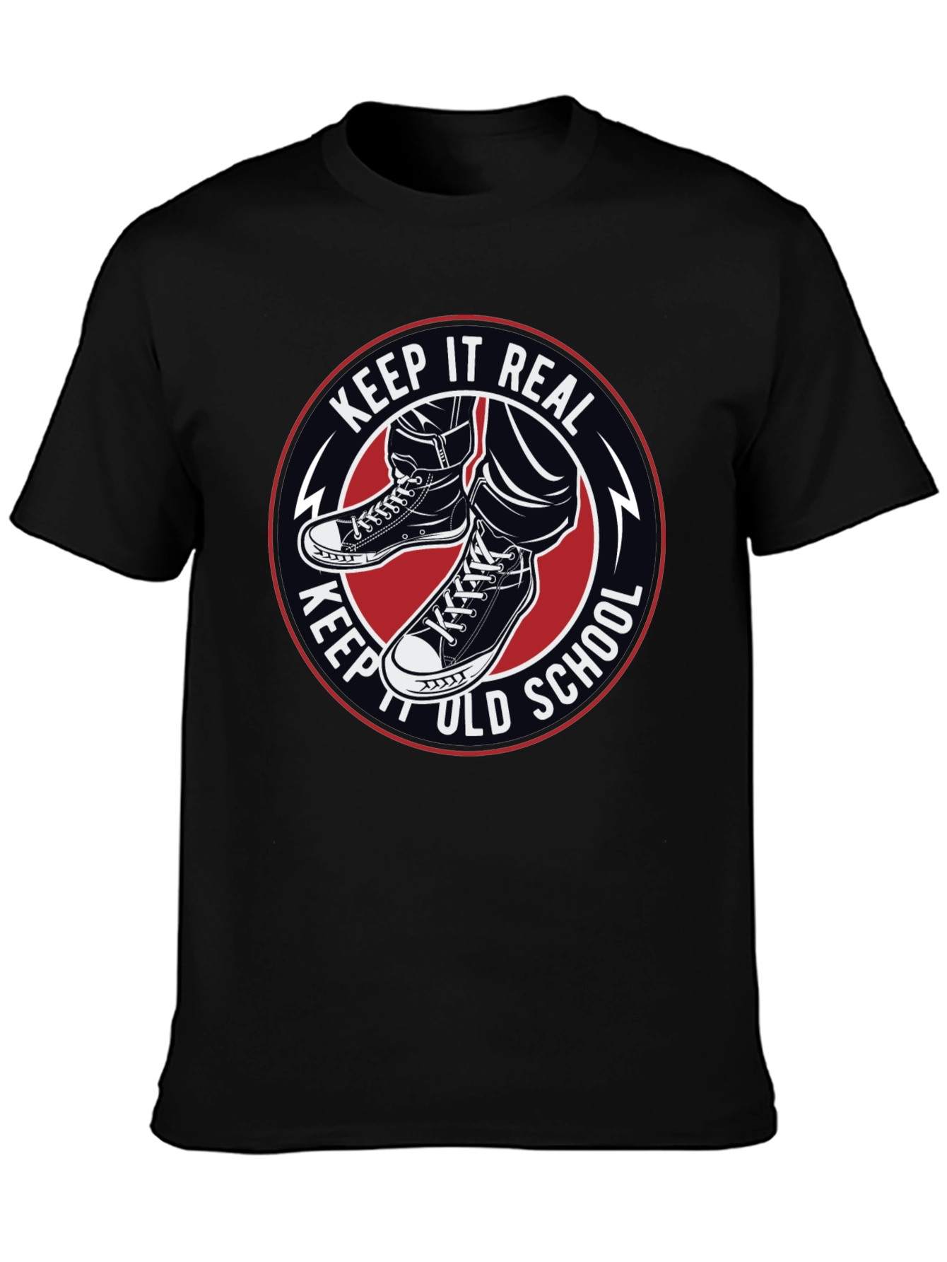 Keep It Real Old School Graphic T-Shirt