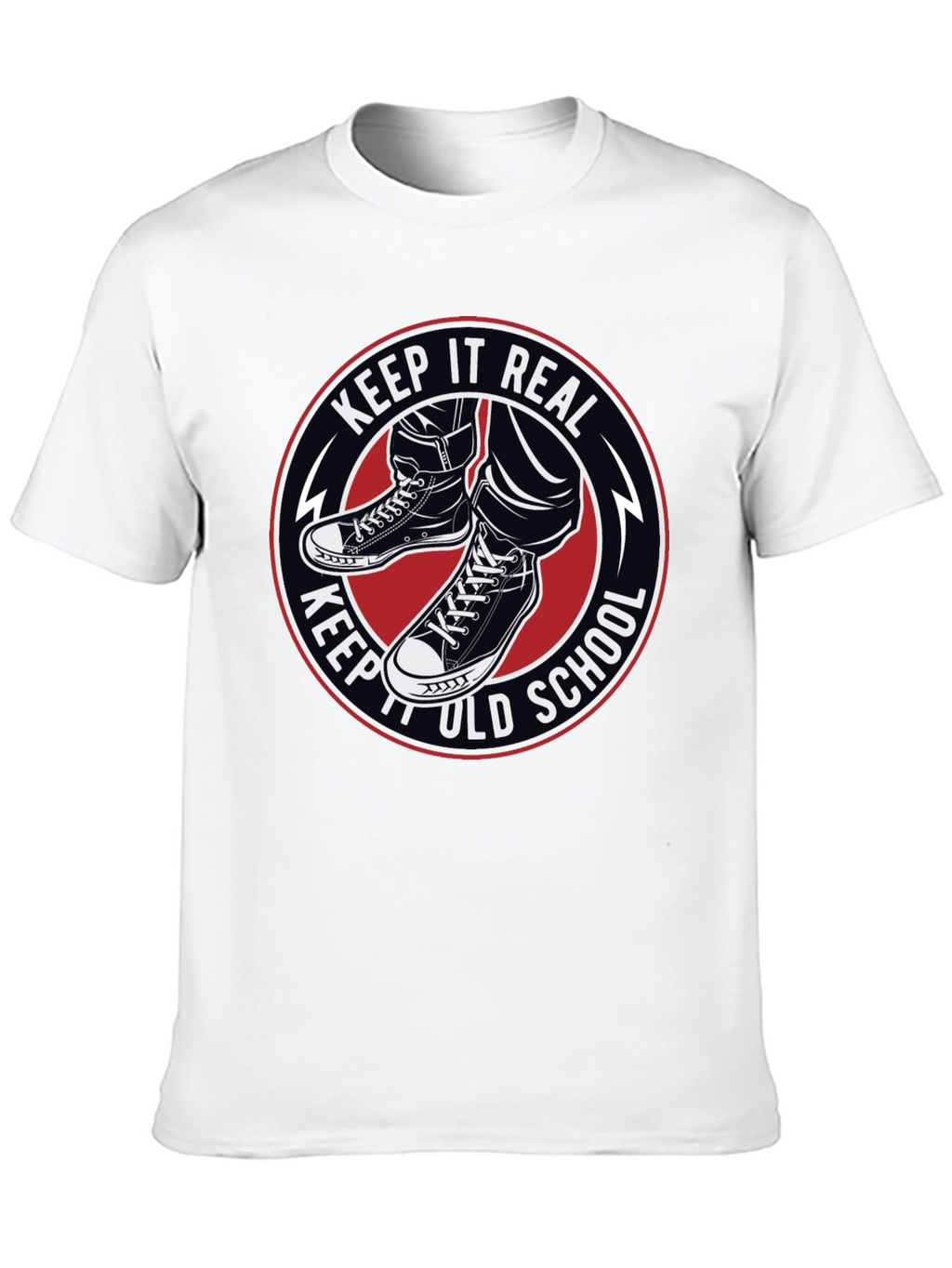 Keep It Real Old School Graphic T-Shirt