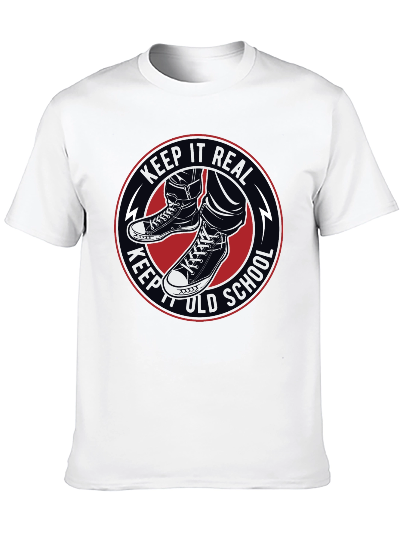 Keep It Real Old School Graphic T-Shirt