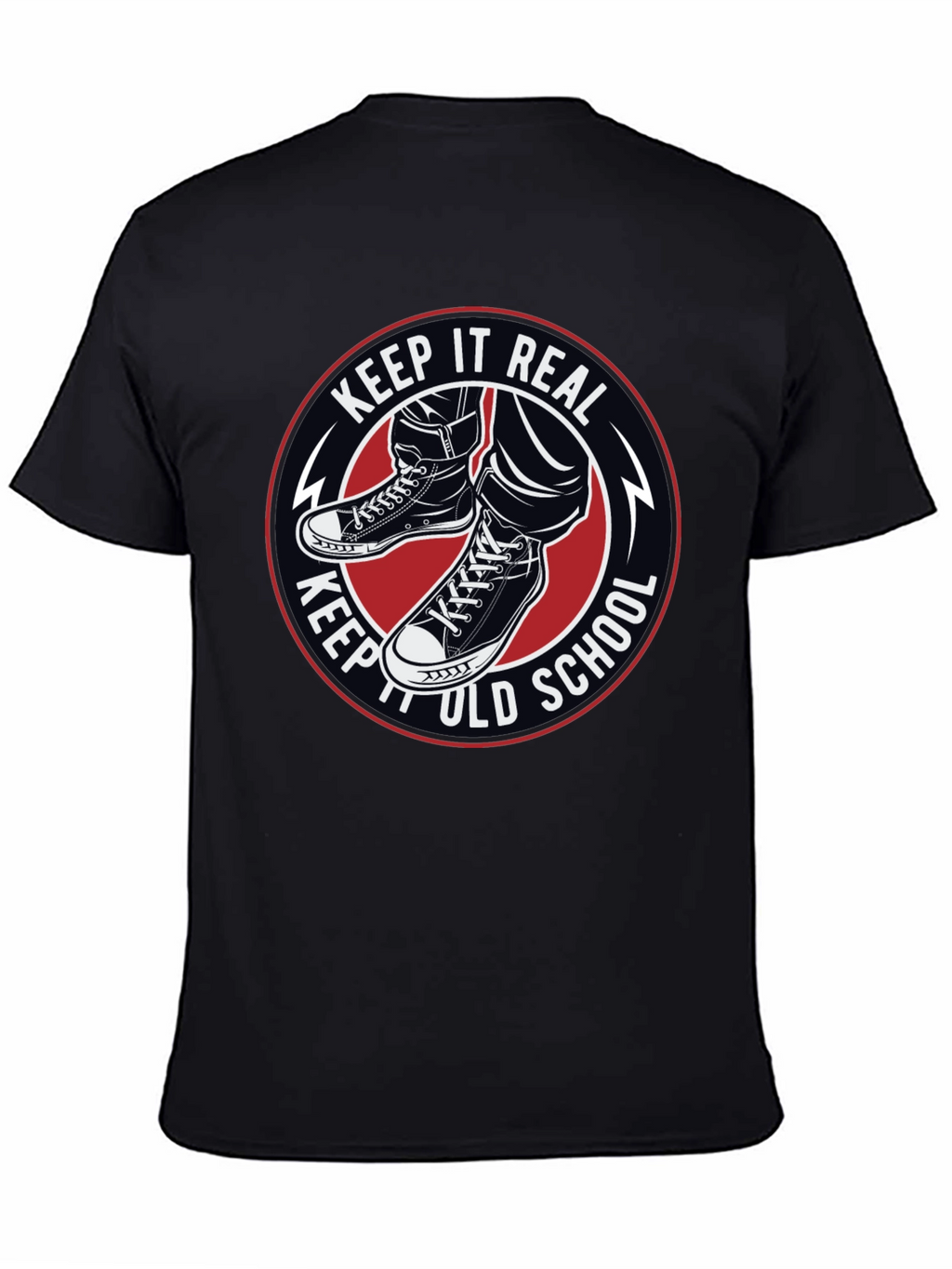 Keep It Real Old School Graphic T-Shirt