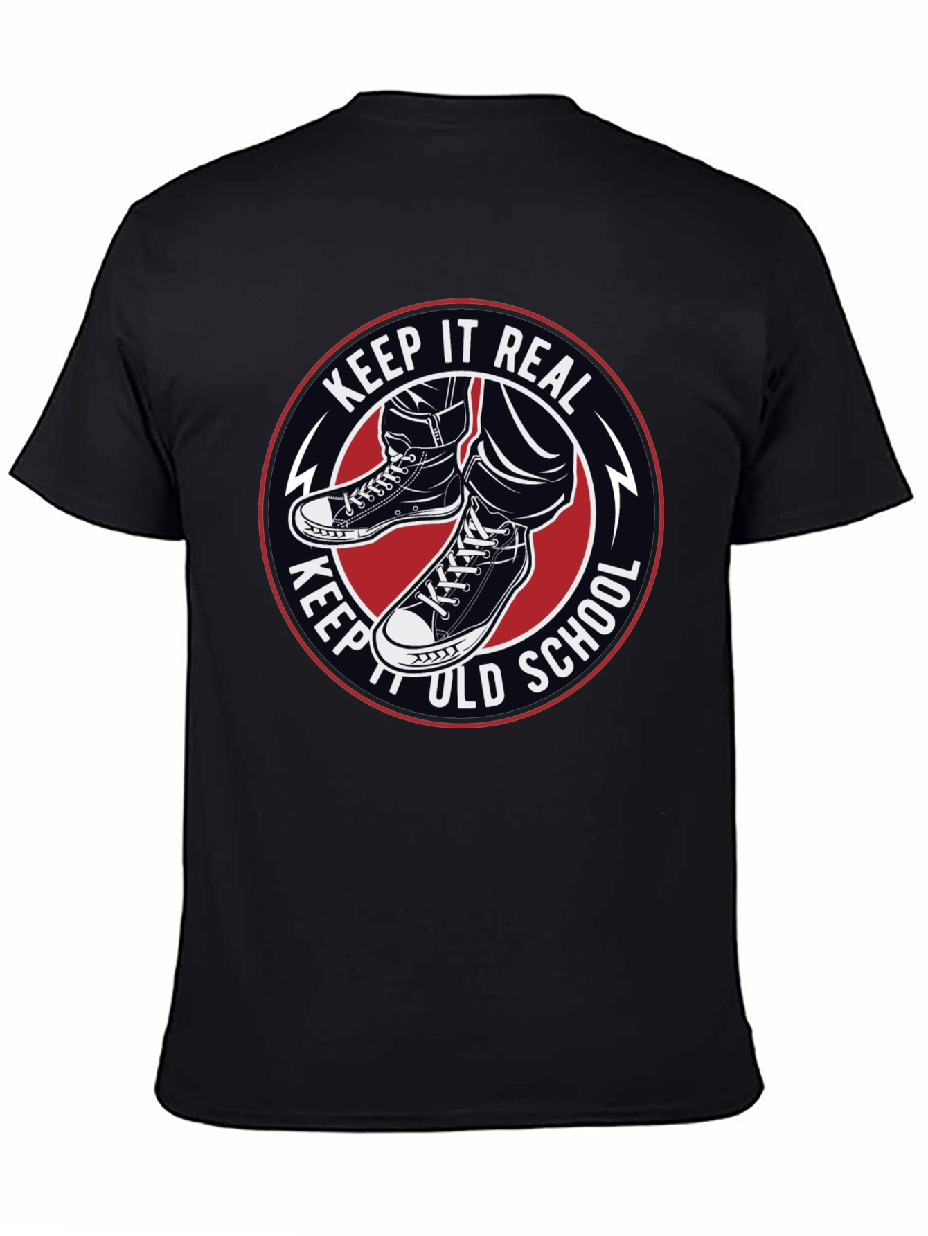 Keep It Real Old School Graphic T-Shirt