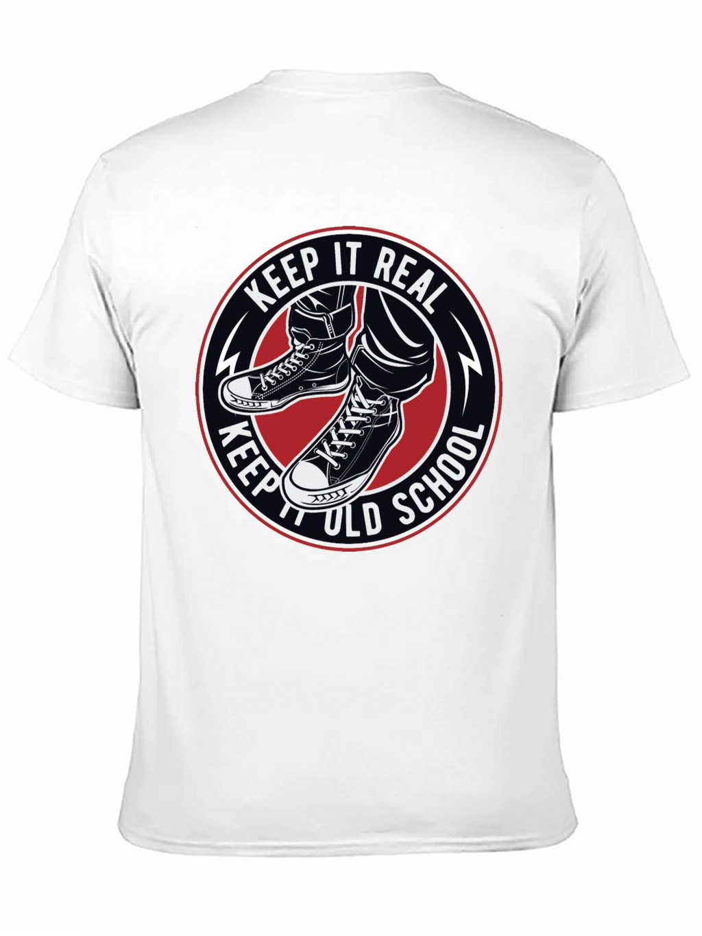 Keep It Real Old School Graphic T-Shirt
