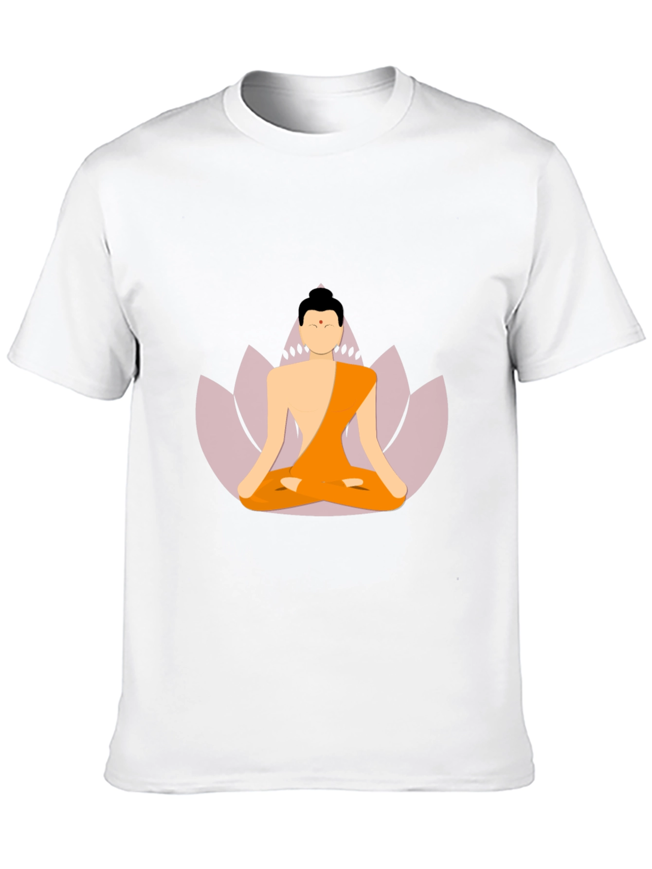 Buddha Graphic Black T-Shirt Meditating Yogi Tee