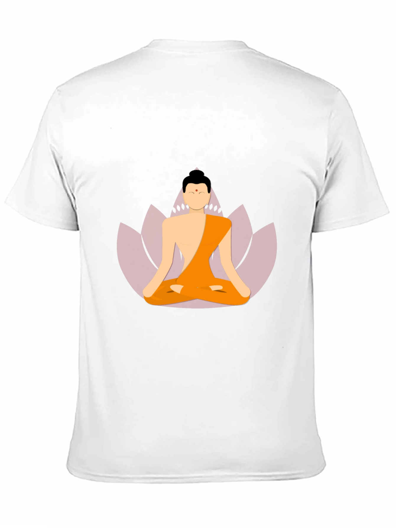 Buddha Graphic Black T-Shirt Meditating Yogi Tee