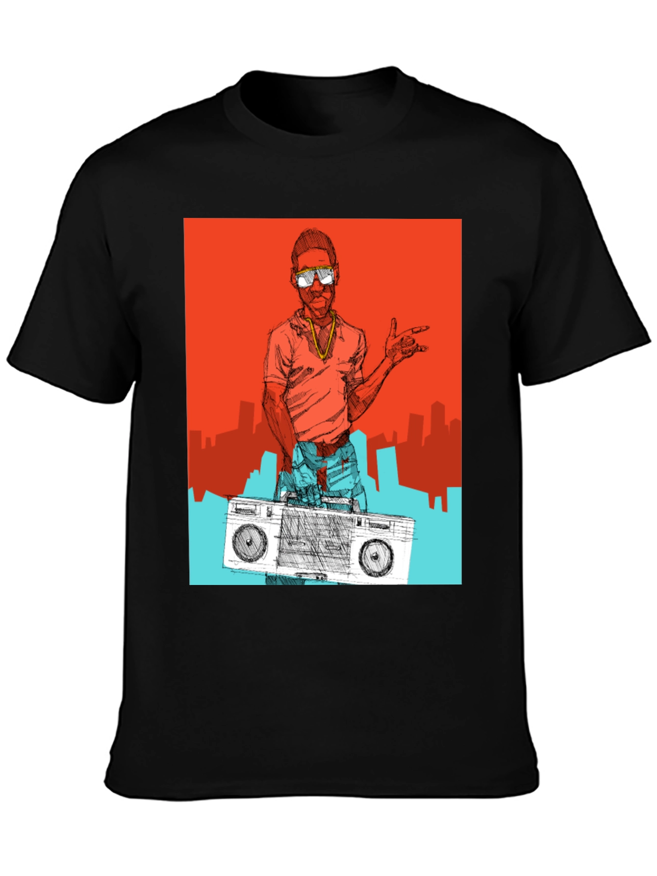 Retro Hip Hop T-Shirt - Cool Graphic Tee