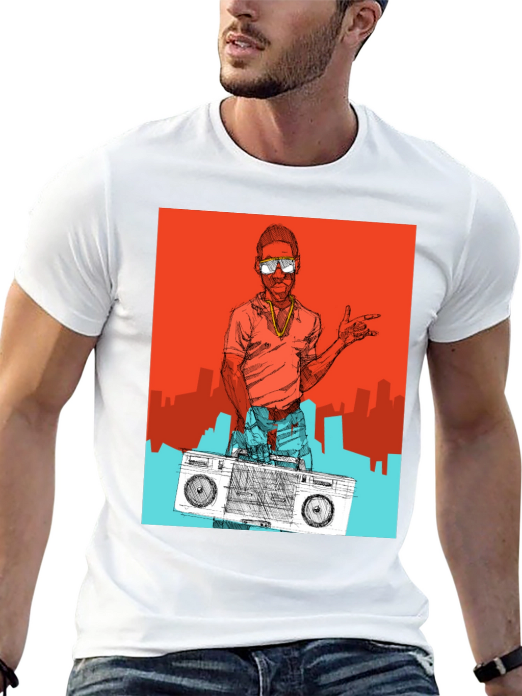 Retro Hip Hop T-Shirt - Cool Graphic Tee