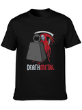 Death Metal Grim Reaper Graphic T-Shirt