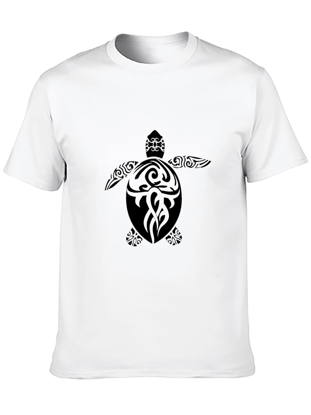 Mens Black Turtle Graphic Tee - Stylish Comfort