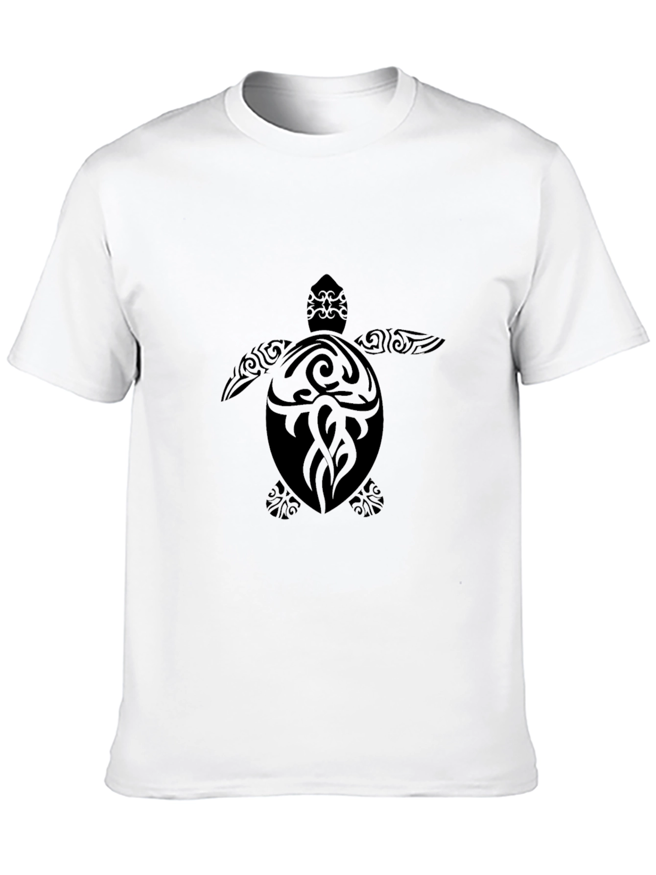 Mens Black Turtle Graphic Tee - Stylish Comfort