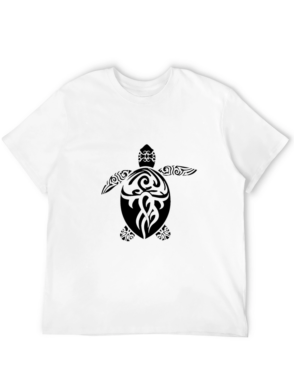 Mens Black Turtle Graphic Tee - Stylish Comfort