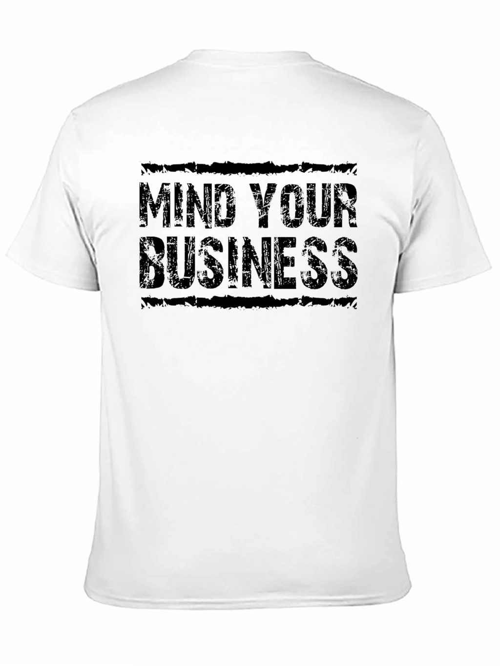 Mind Your Business Black Graphic T-Shirt