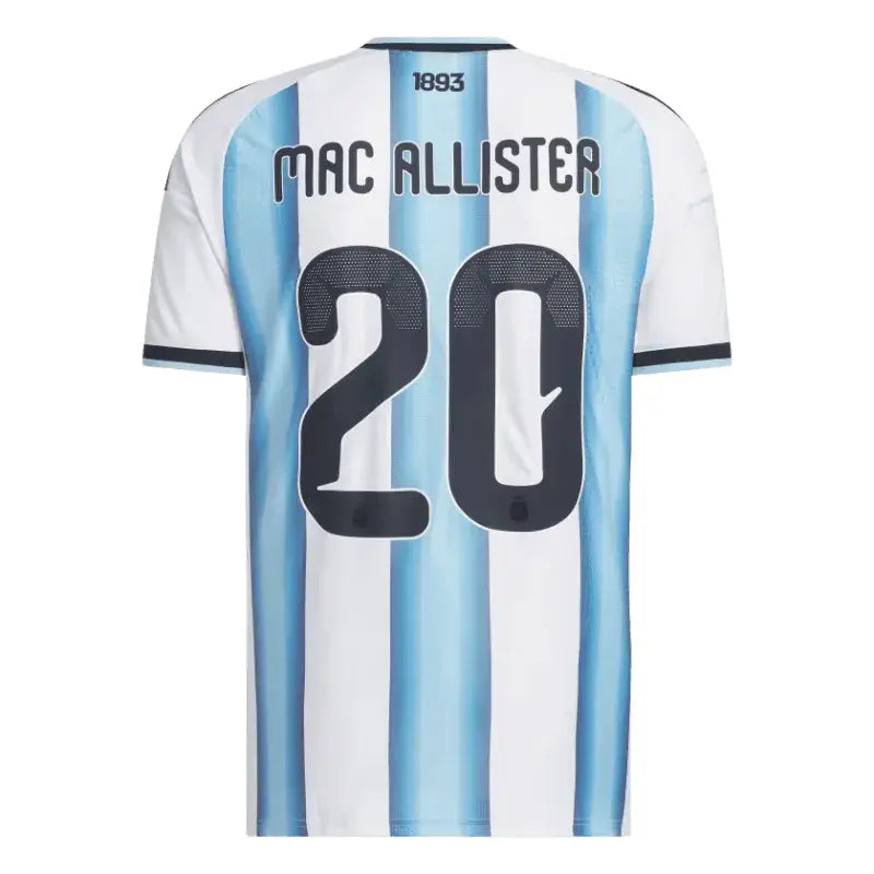 Alexis Mac Allister 2026 Argentina Home Jersey Back