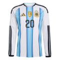 Alexis Mac Allister 2026 Argentina Long Sleeve Home Jersey Front
