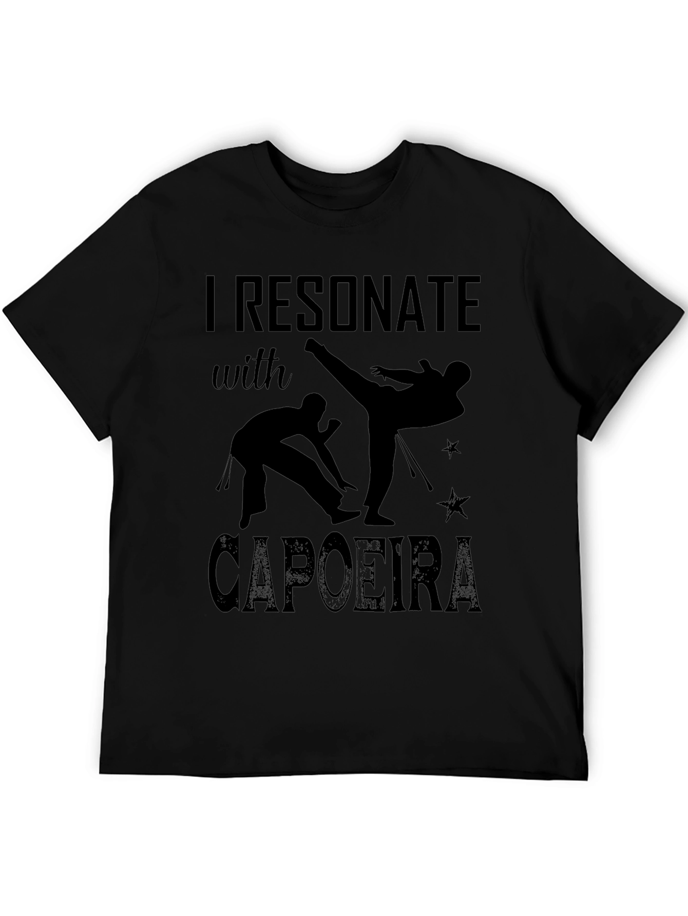 I Resonate with Capoeira Black T-Shirt