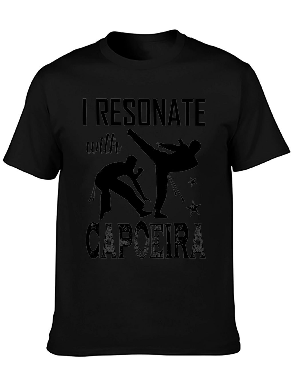 I Resonate with Capoeira Black T-Shirt
