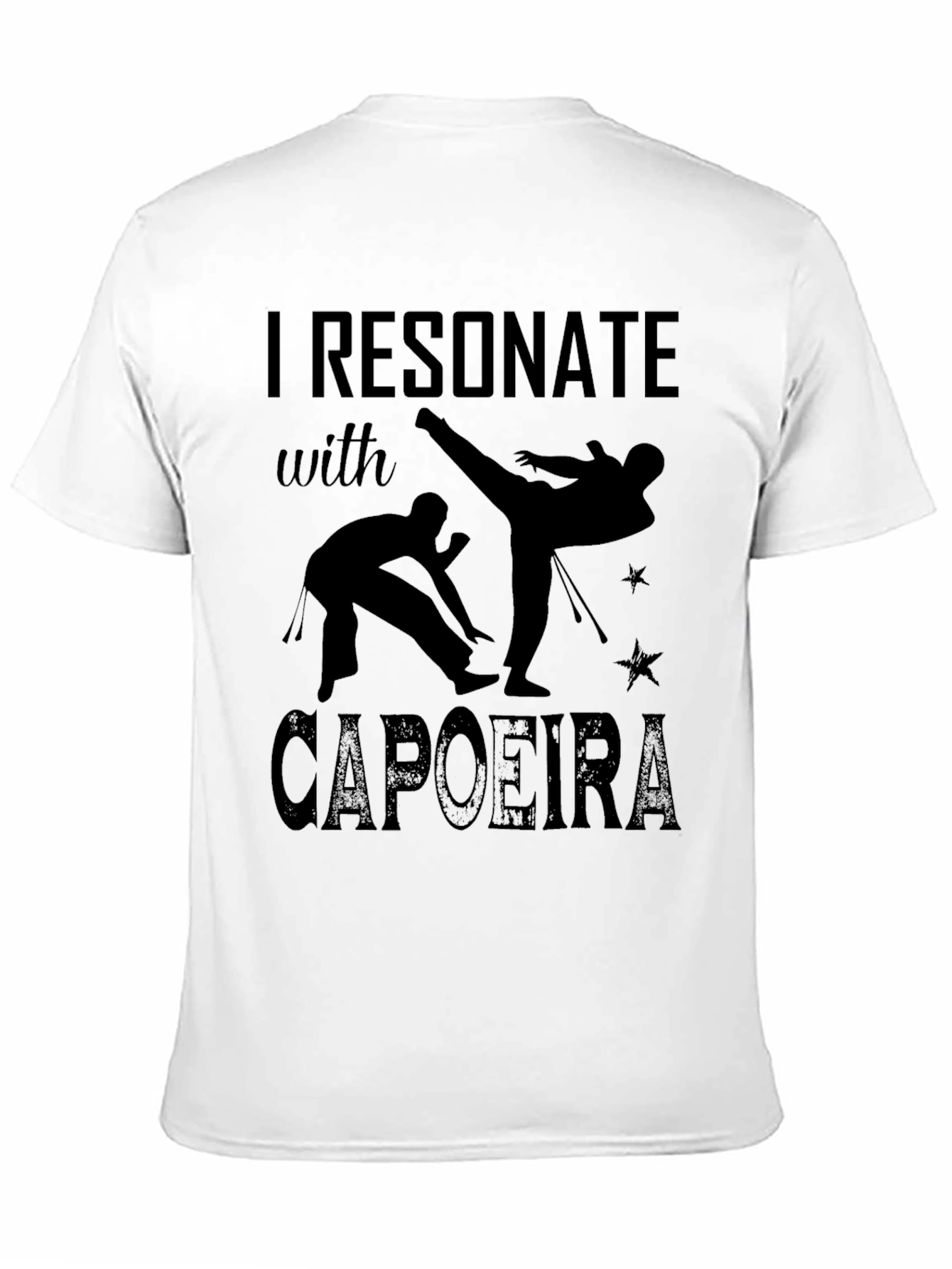 I Resonate with Capoeira Black T-Shirt