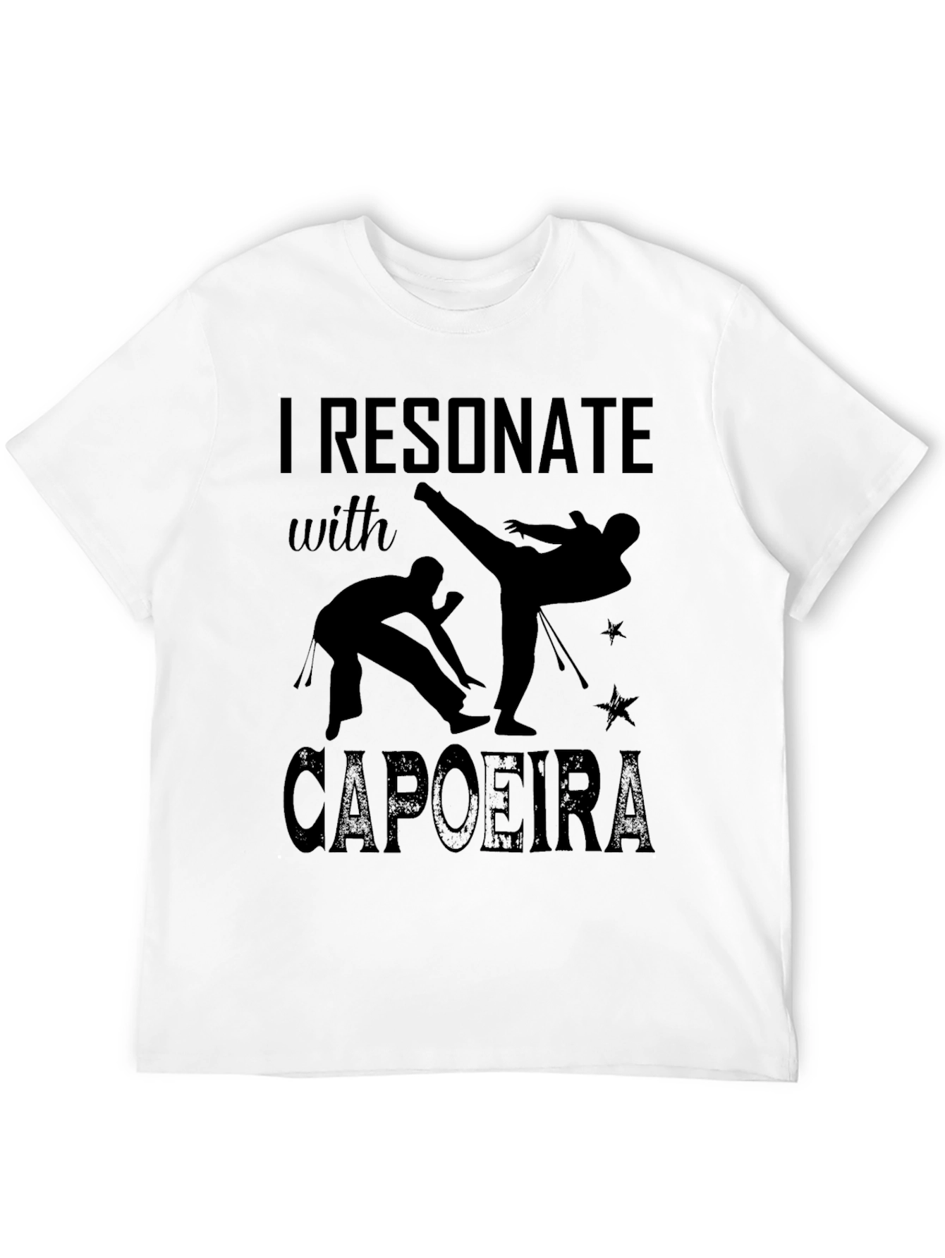I Resonate with Capoeira Black T-Shirt