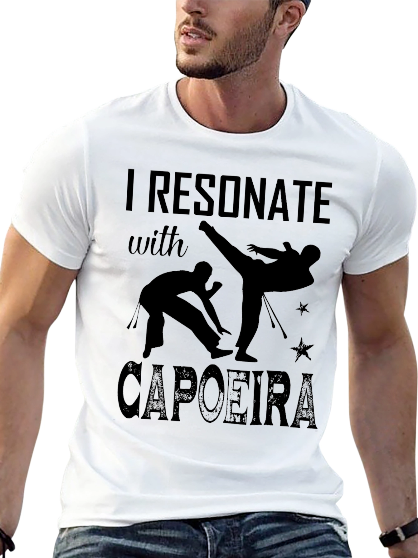 I Resonate with Capoeira Black T-Shirt