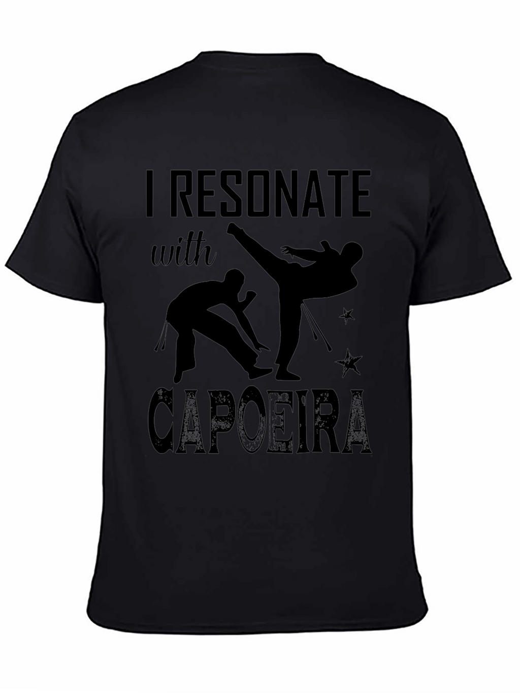 I Resonate with Capoeira Black T-Shirt