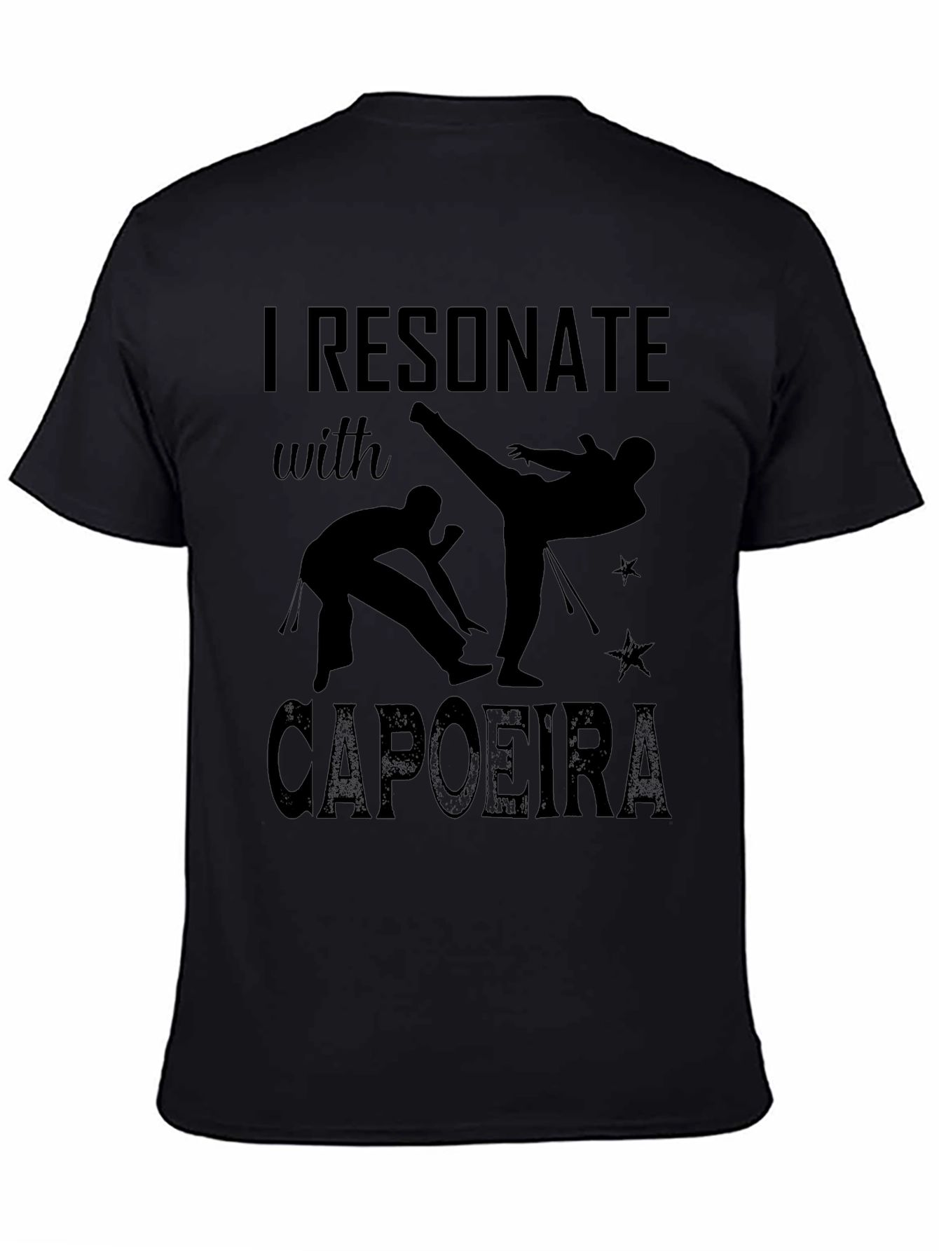 I Resonate with Capoeira Black T-Shirt