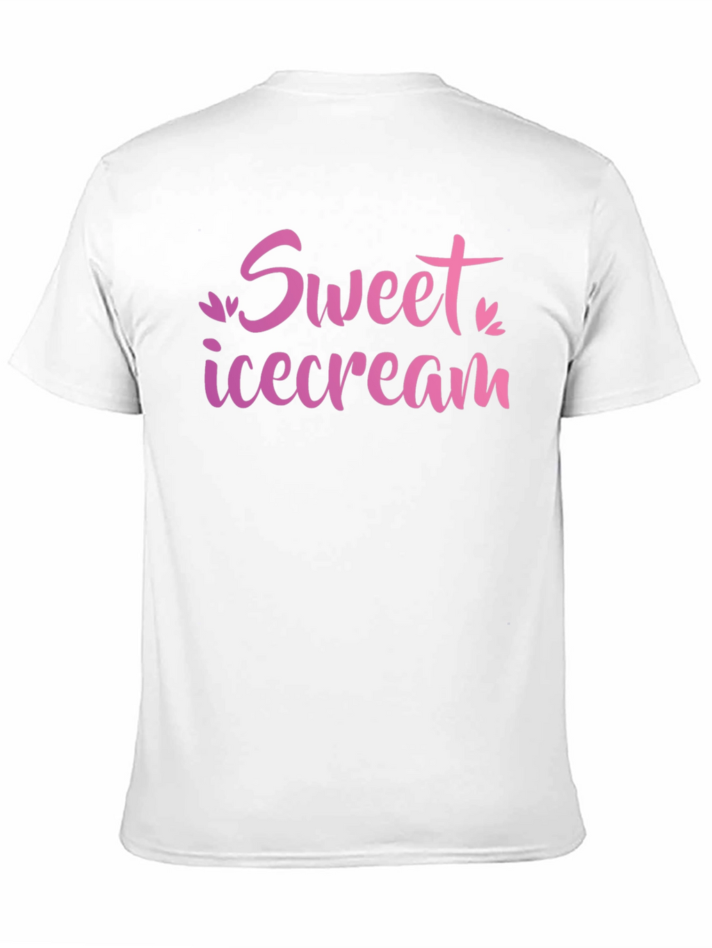 Sweet Ice Cream Black T-Shirt