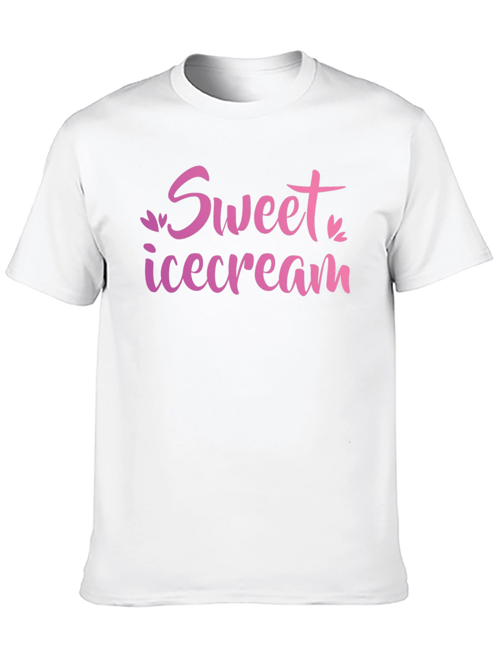 Sweet Ice Cream Black T-Shirt