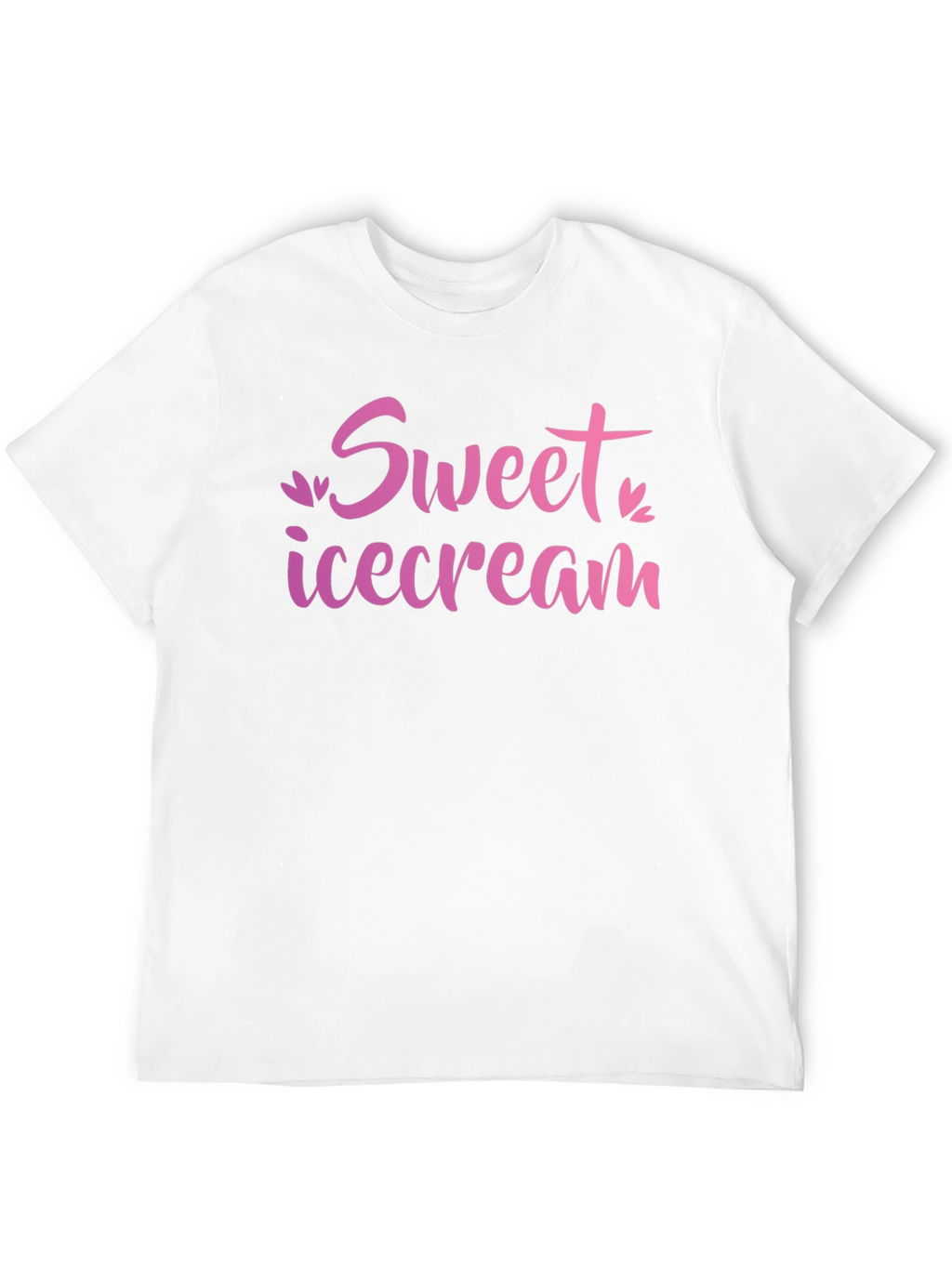 Sweet Ice Cream Black T-Shirt